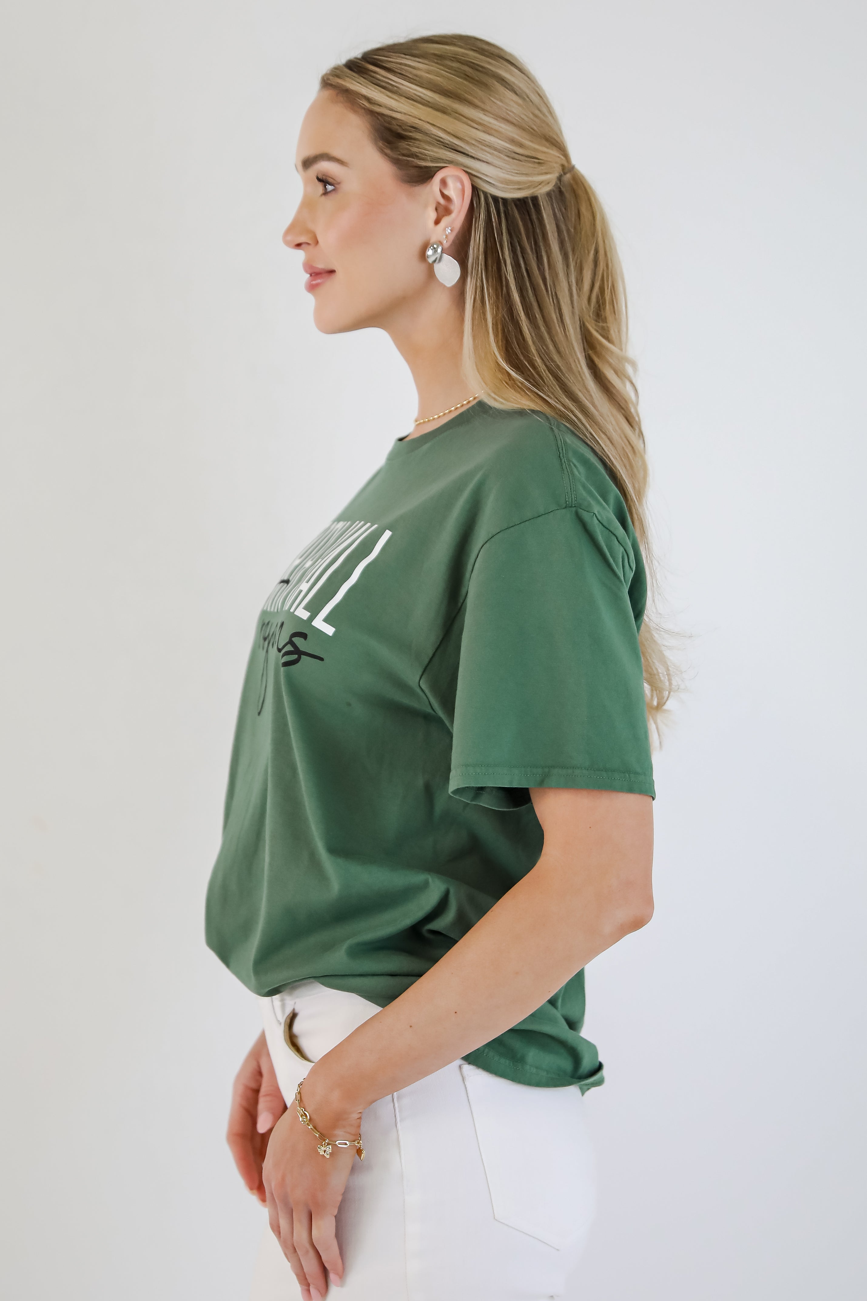 Green North Hall Trojans Tee