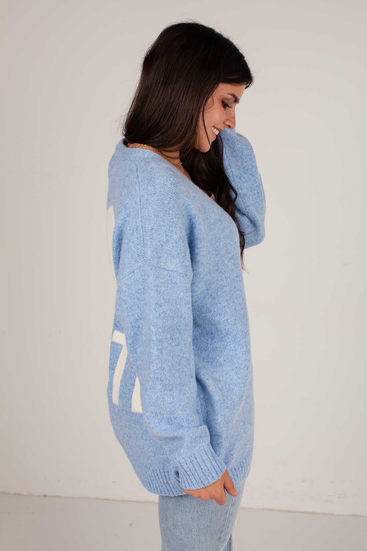 Atlanta Heart Graphic Sweater Cardigan