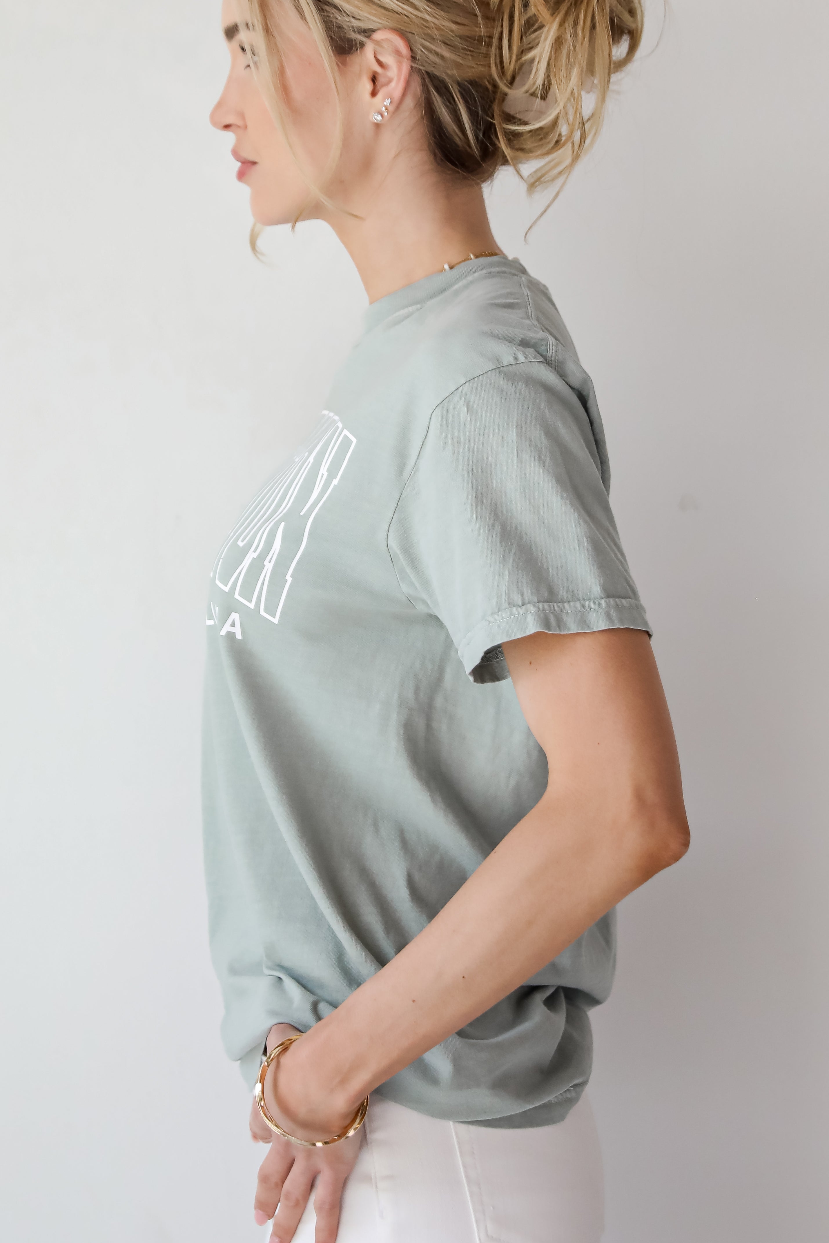 Sage Charleston South Carolina Block Letter Tee