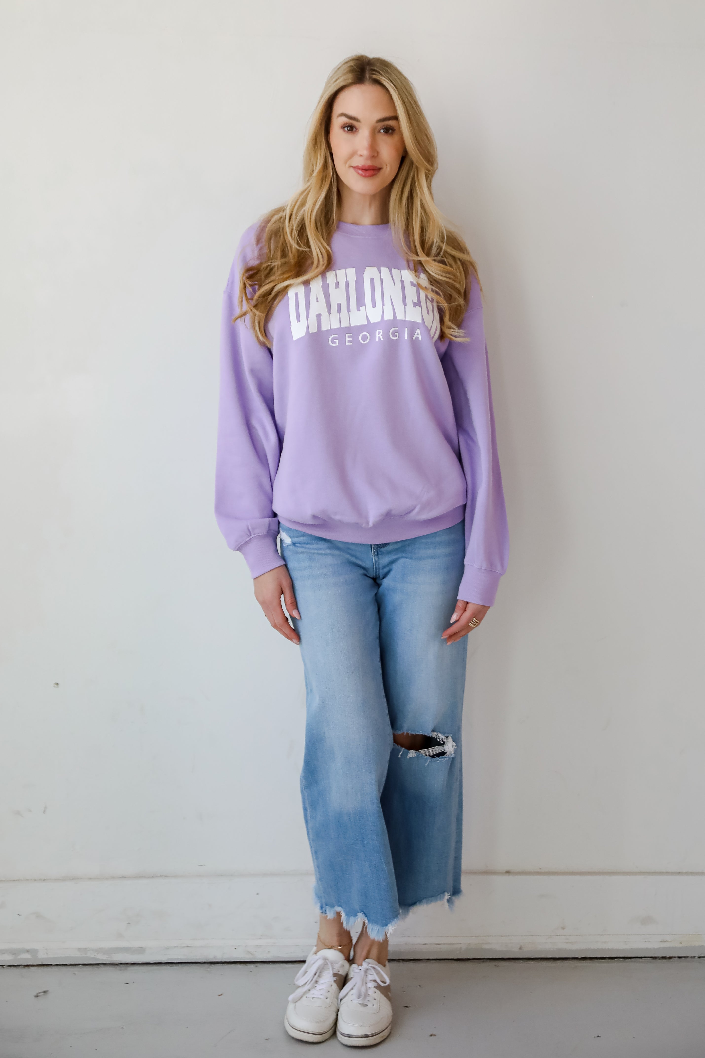 Lavender Dahlonega Georgia Sweatshirt