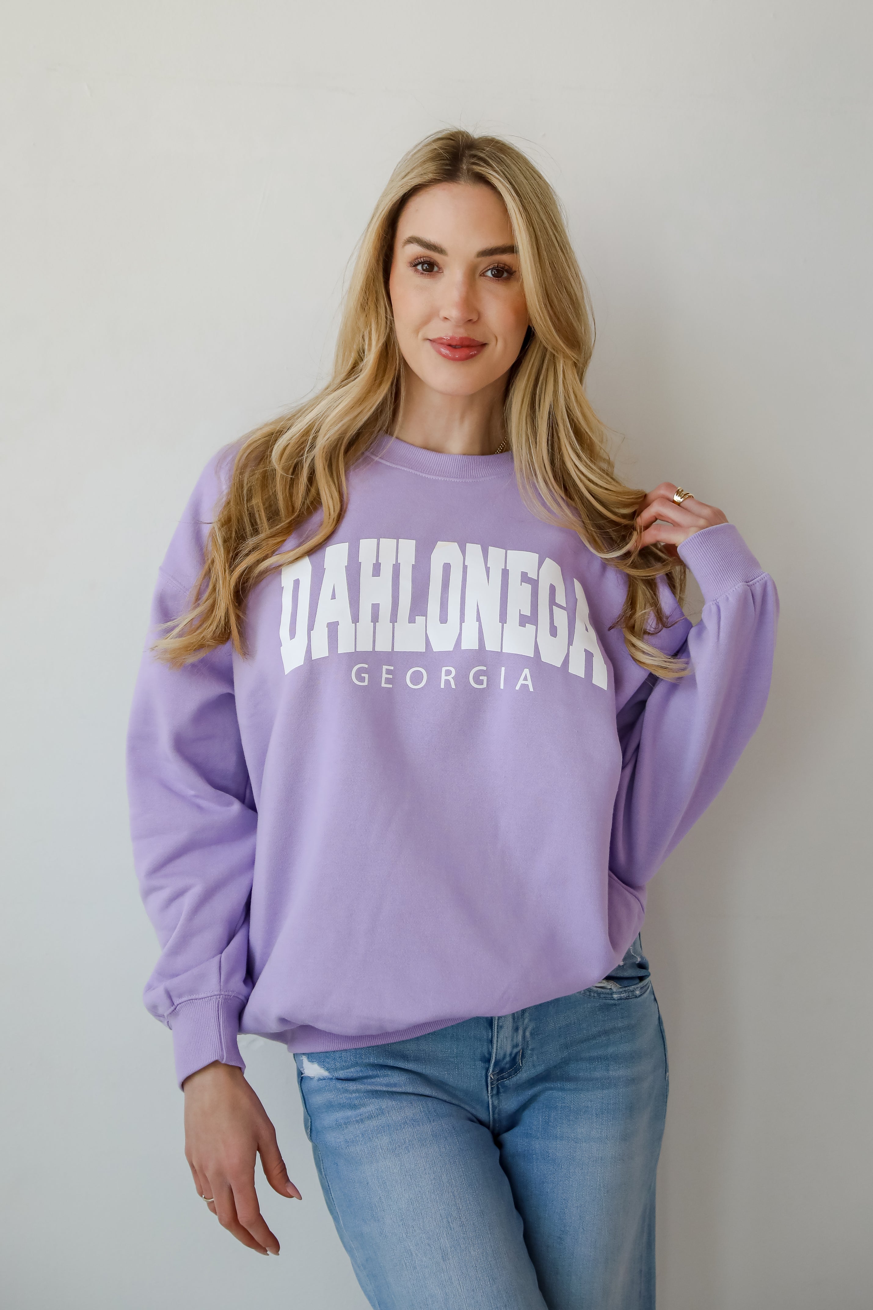 Lavender Dahlonega Georgia Sweatshirt