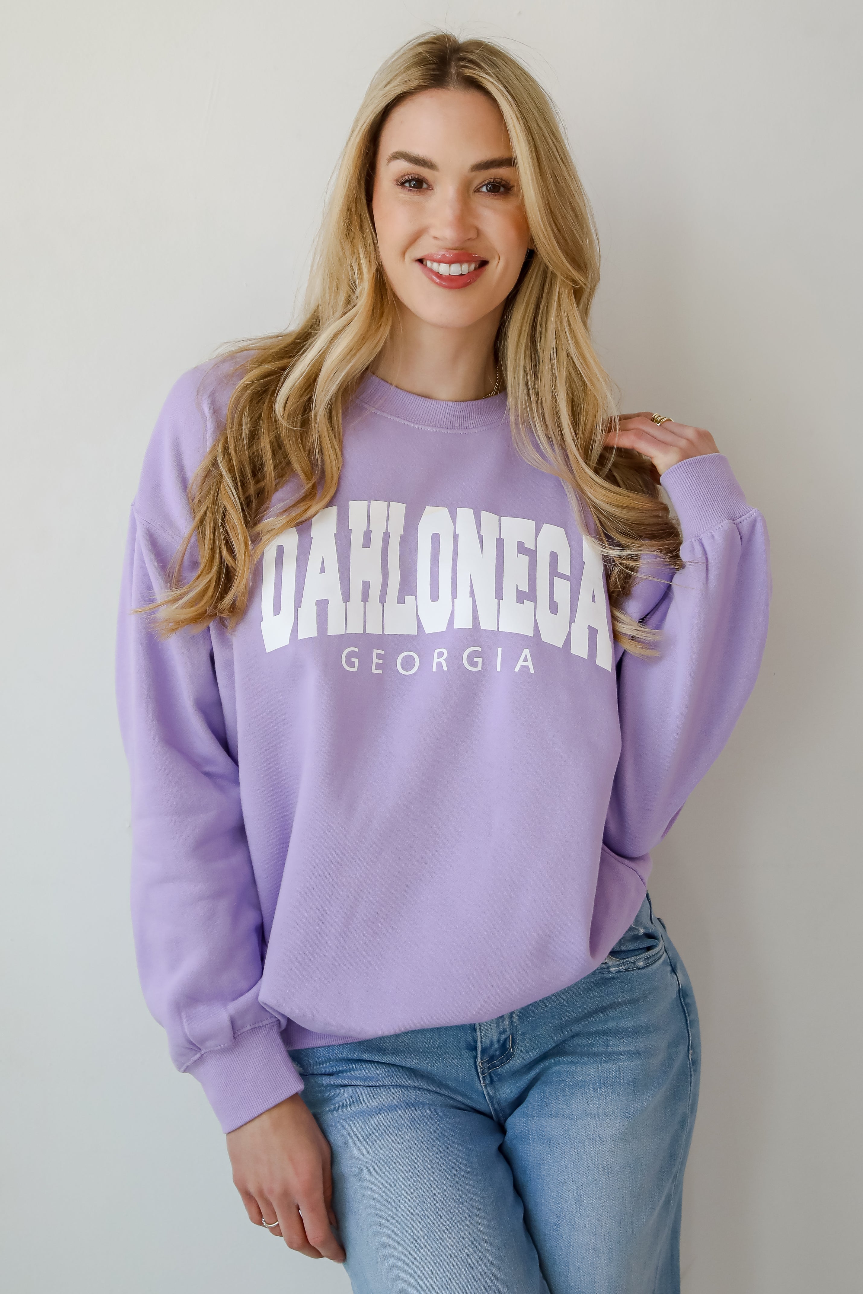 Lavender Dahlonega Georgia Sweatshirt