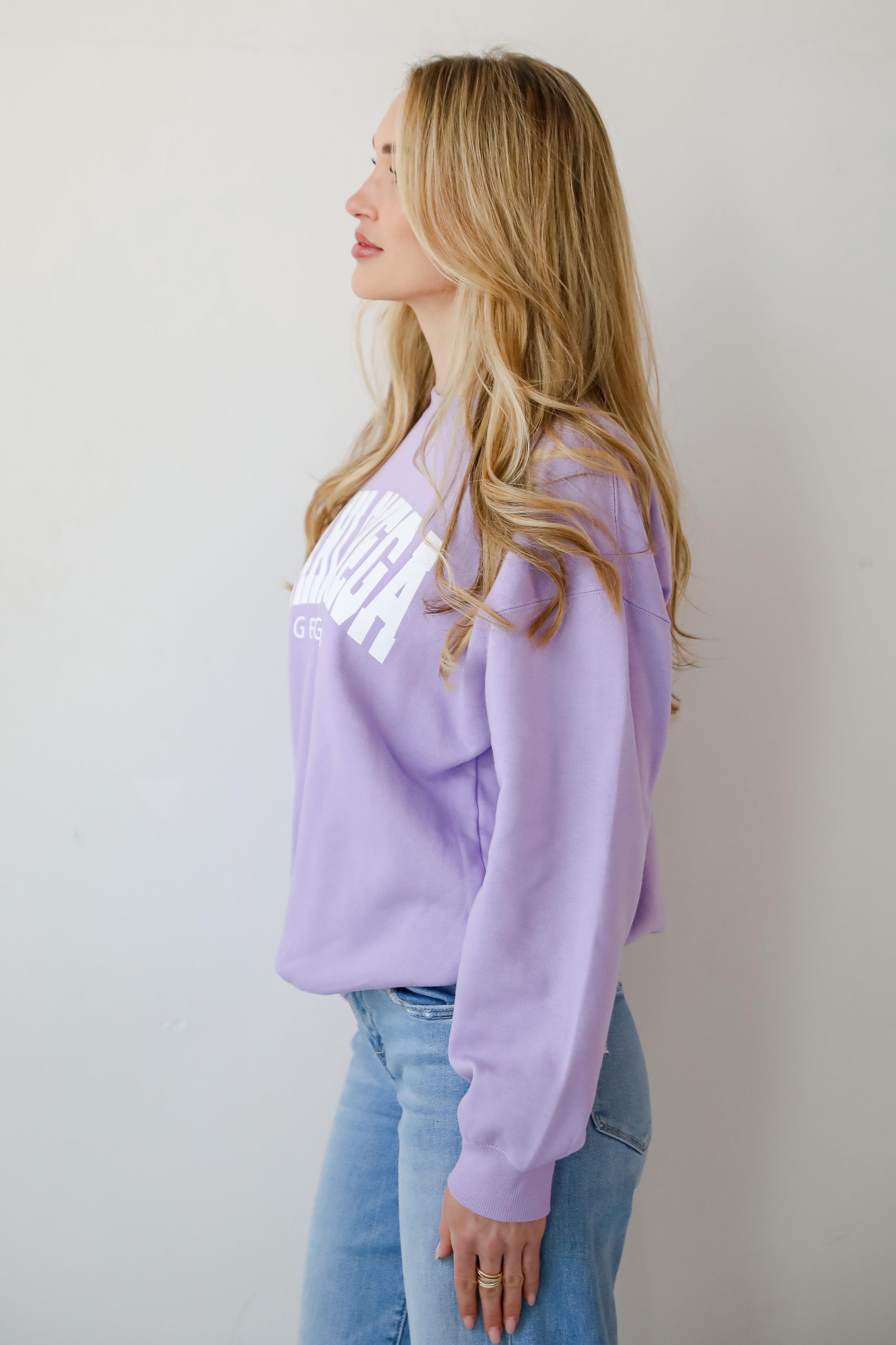 Lavender Dahlonega Georgia Sweatshirt