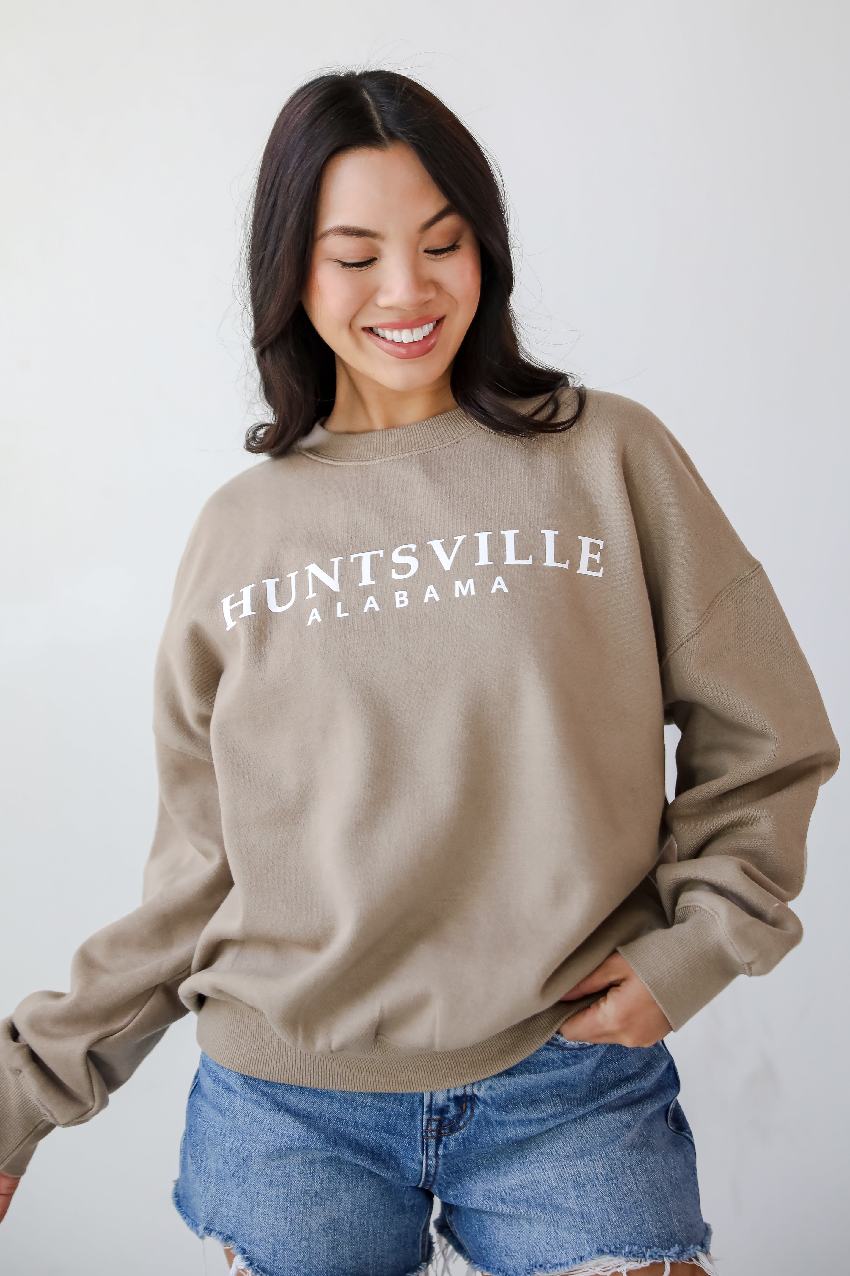 Tan Huntsville Alabama Sweatshirt