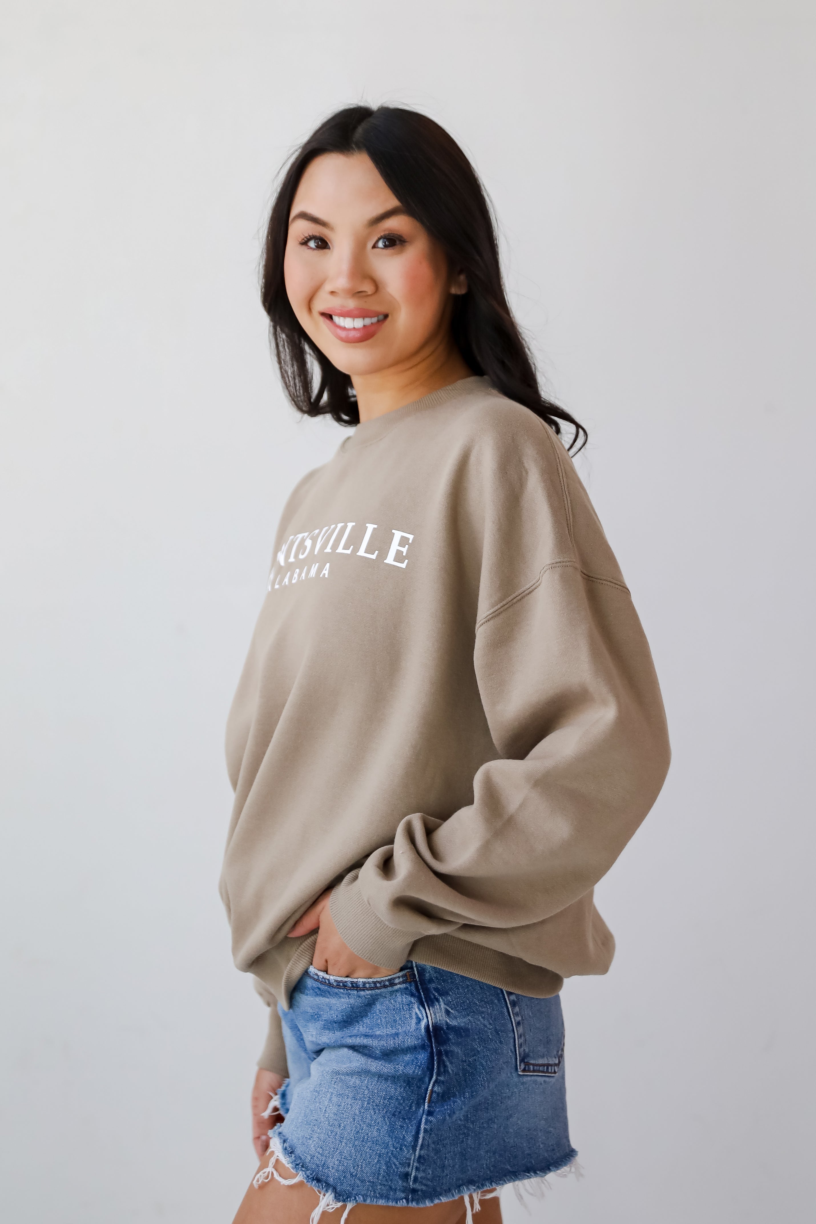 Tan Huntsville Alabama Sweatshirt
