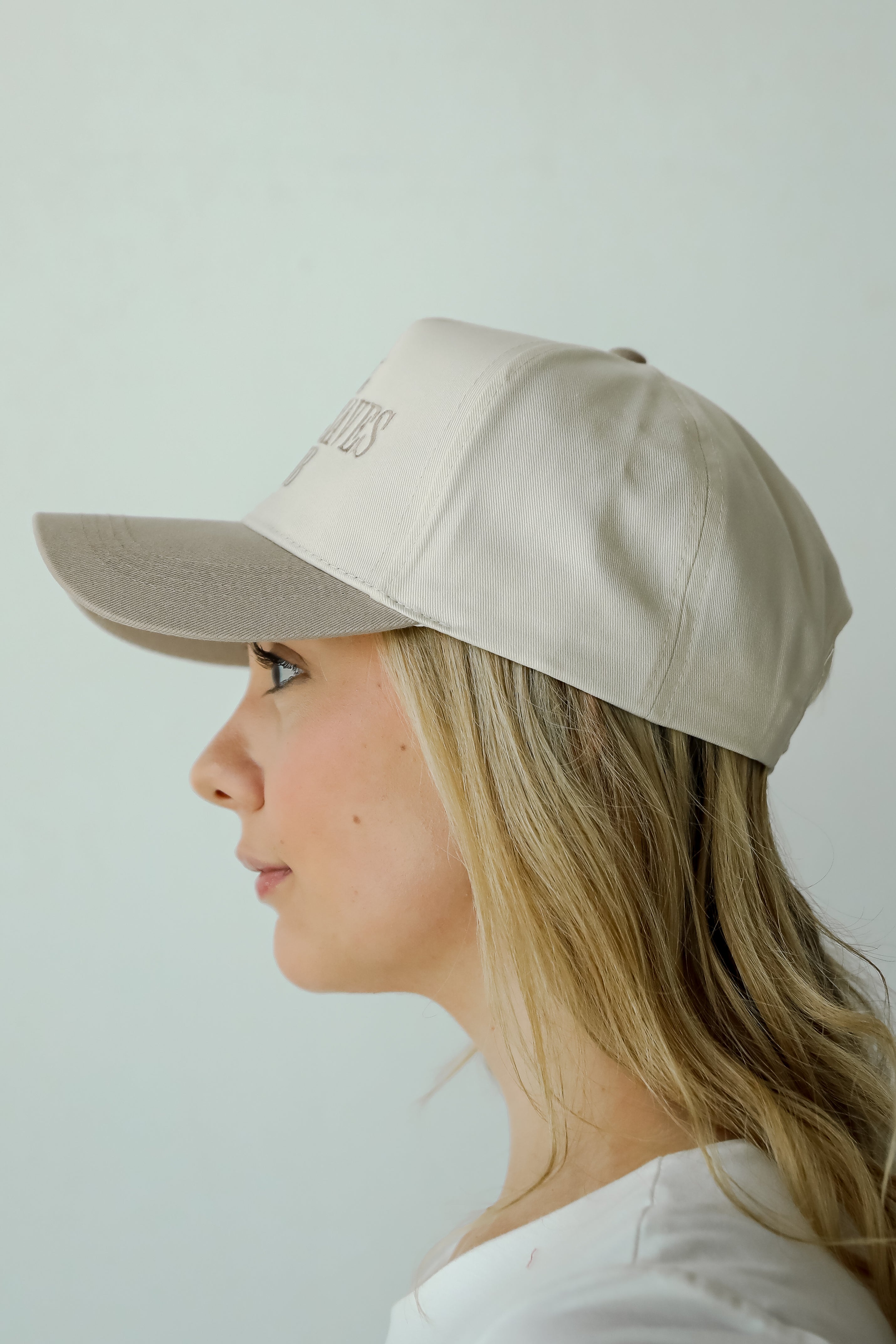 Beige The Jesus Saves Club Hat