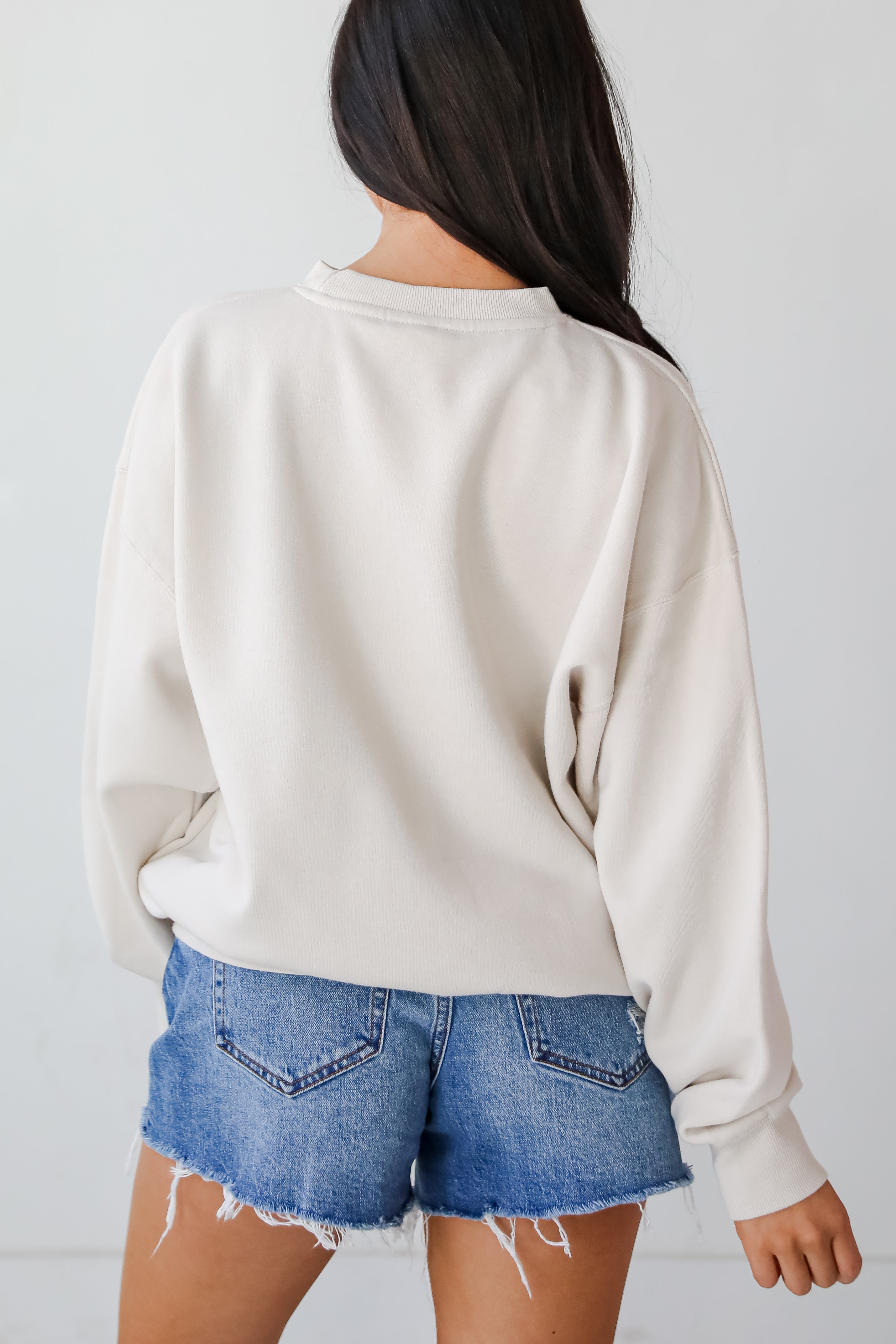 Beige God Is Good All The Time Sweatshirt