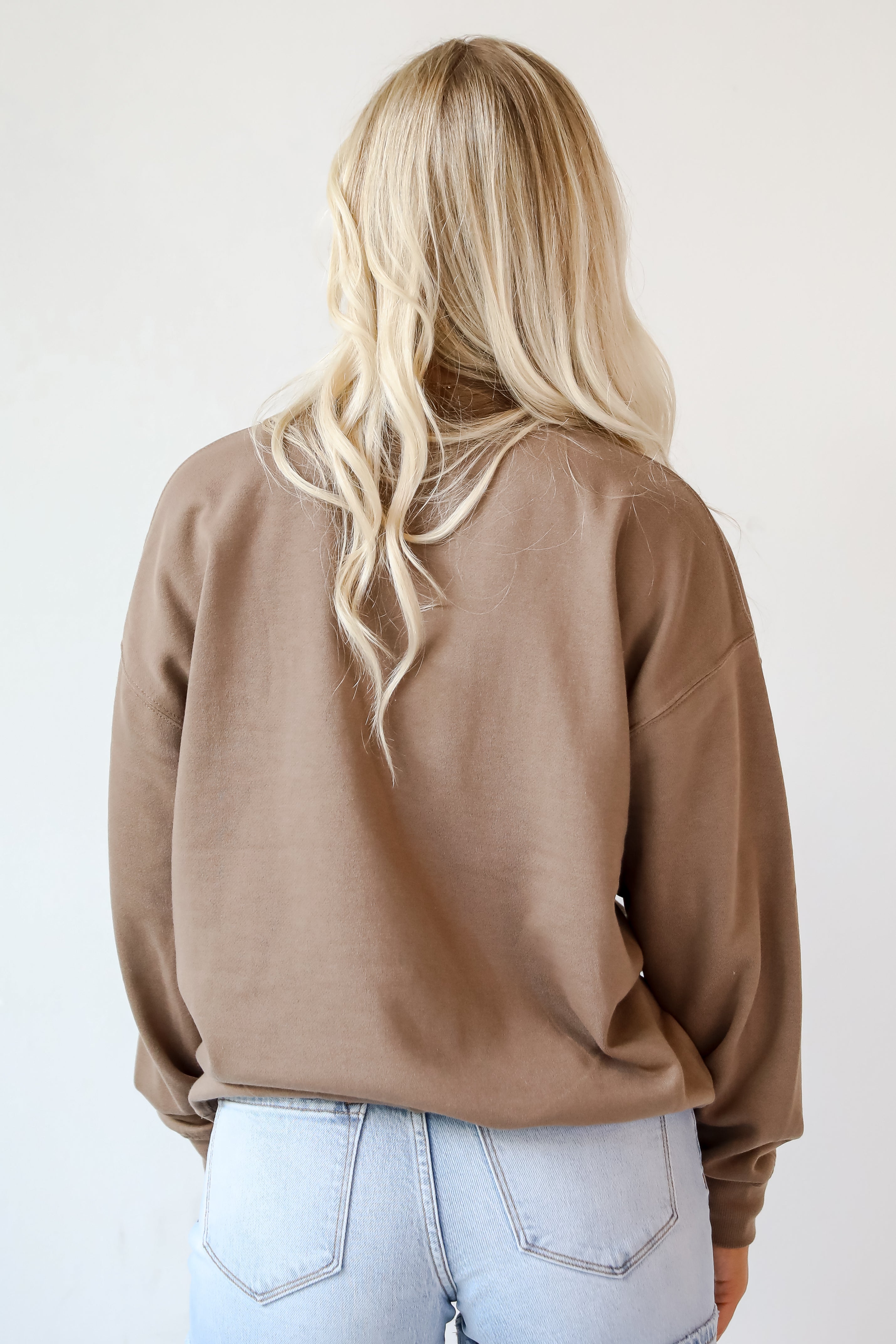 Brown Charleston Embroidered Sweatshirt