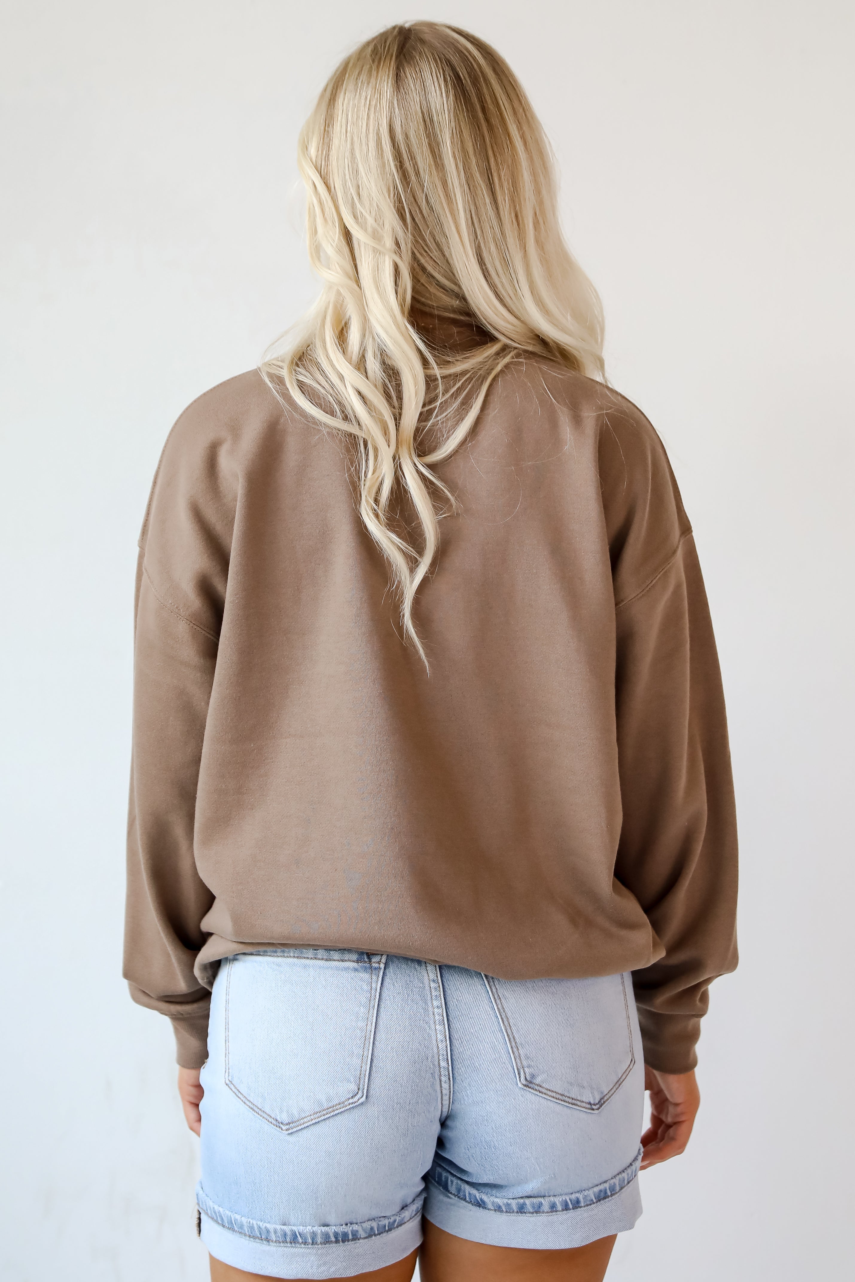 Brown Charleston Embroidered Sweatshirt