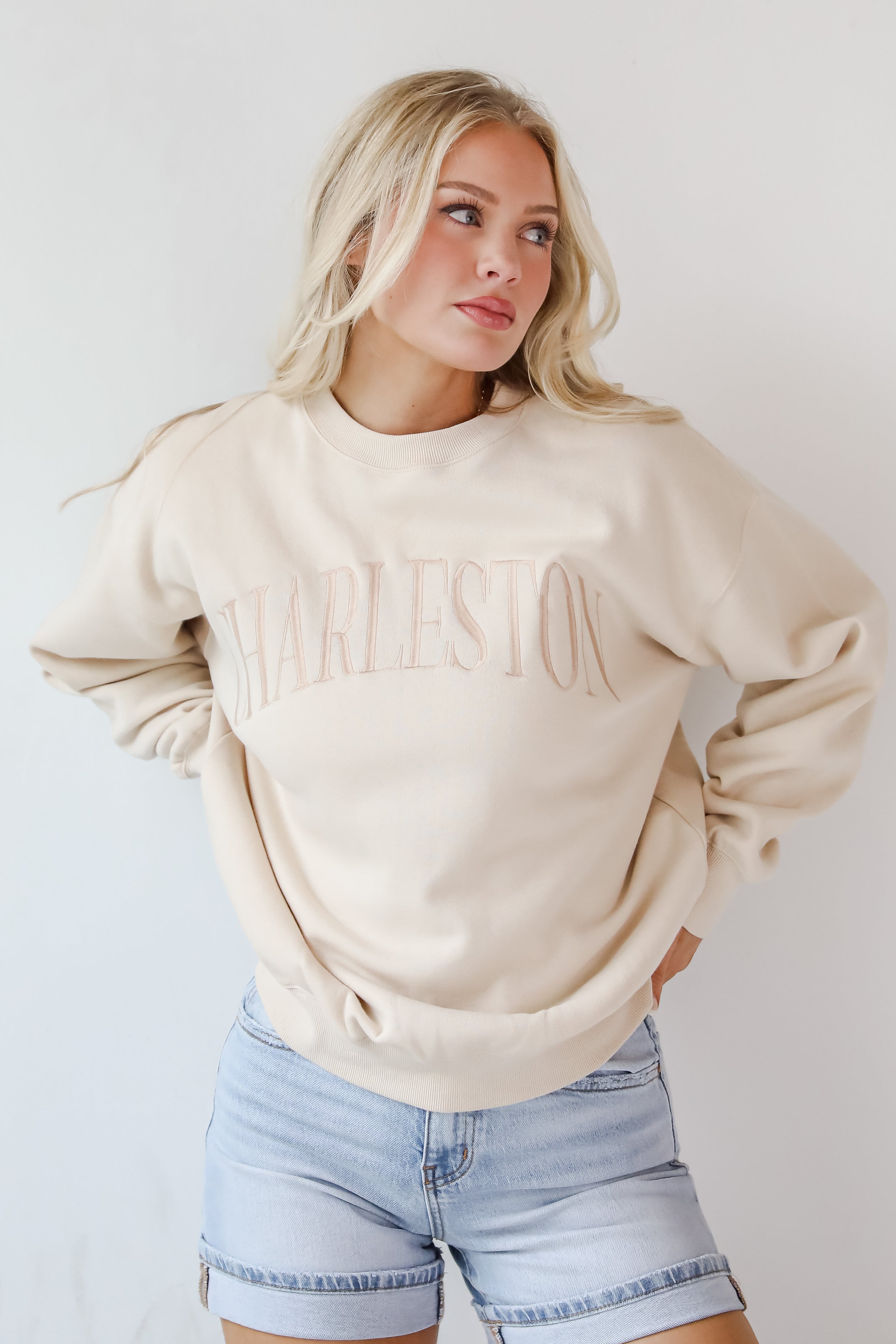 Charleston Embroidered Sweatshirt