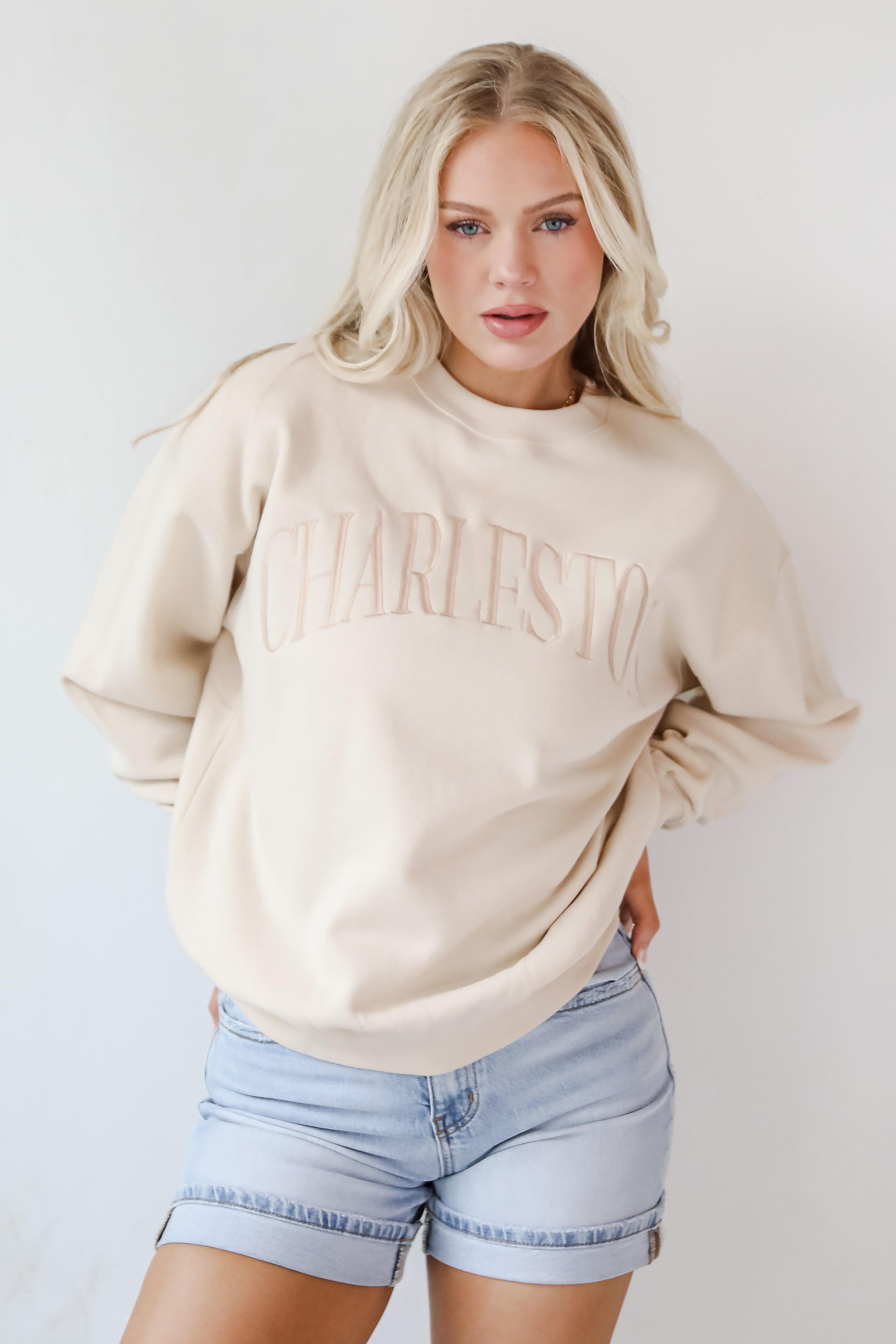 Charleston Embroidered Sweatshirt