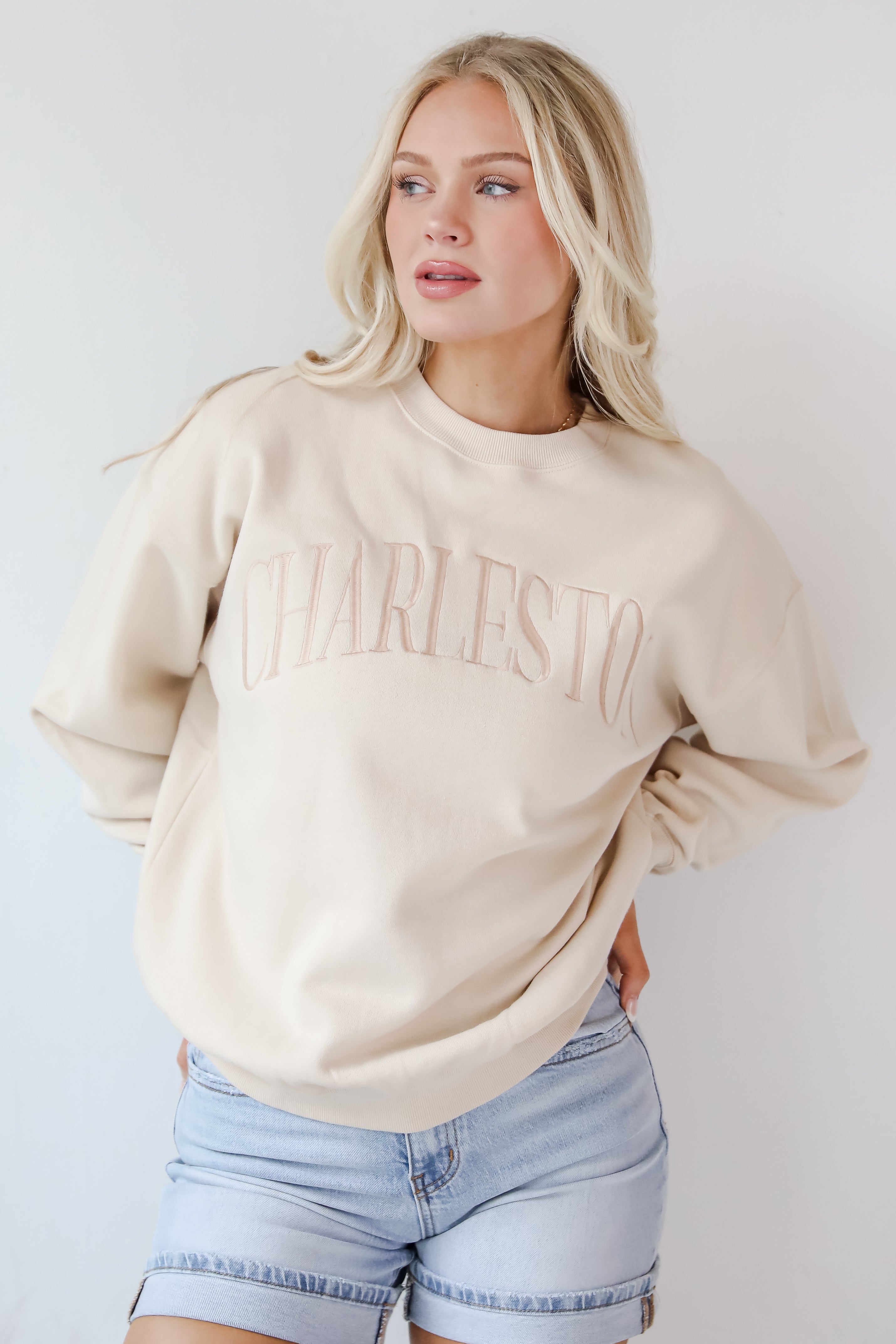 Charleston Embroidered Sweatshirt