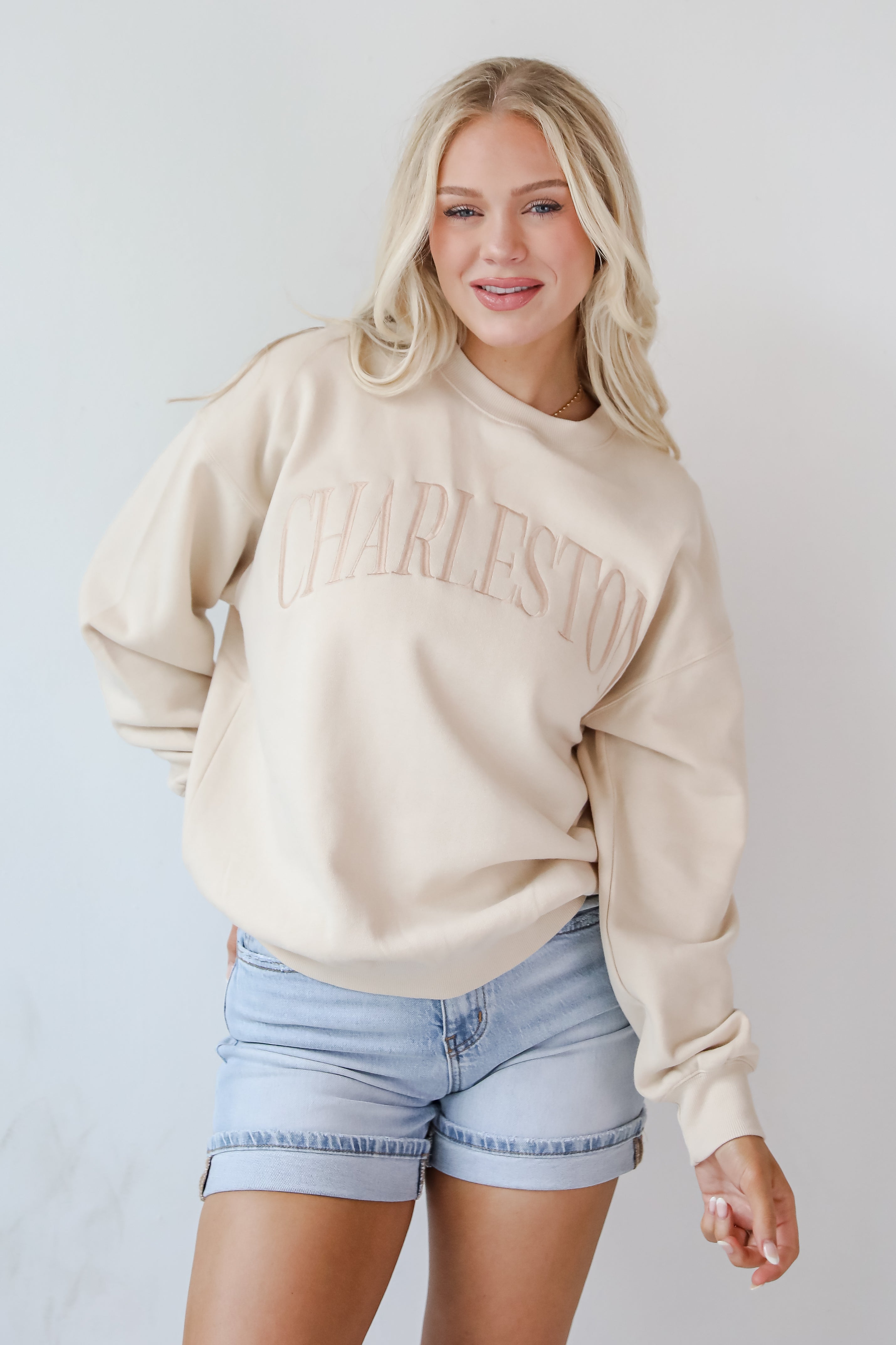 Charleston Embroidered Sweatshirt