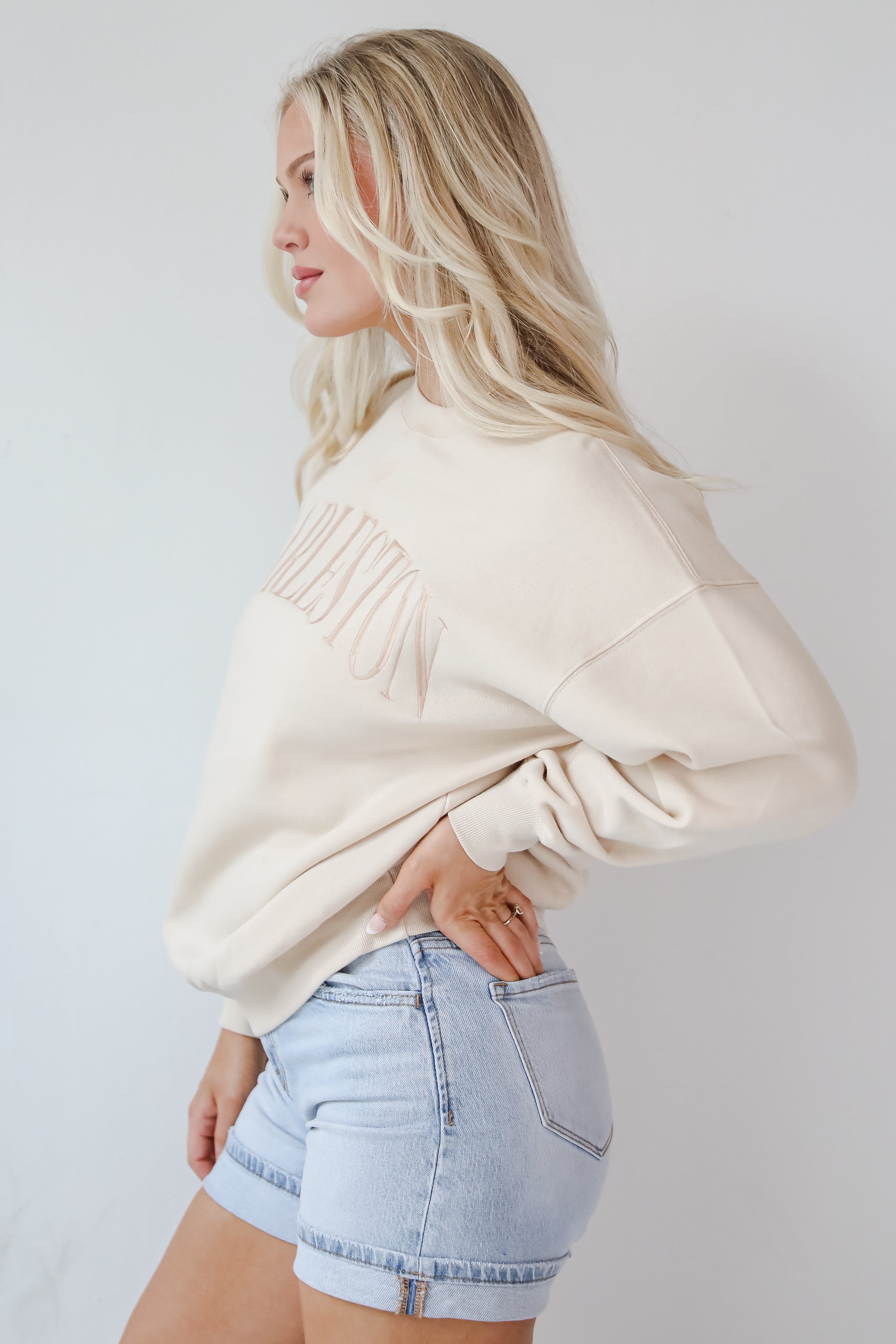 Charleston Embroidered Sweatshirt