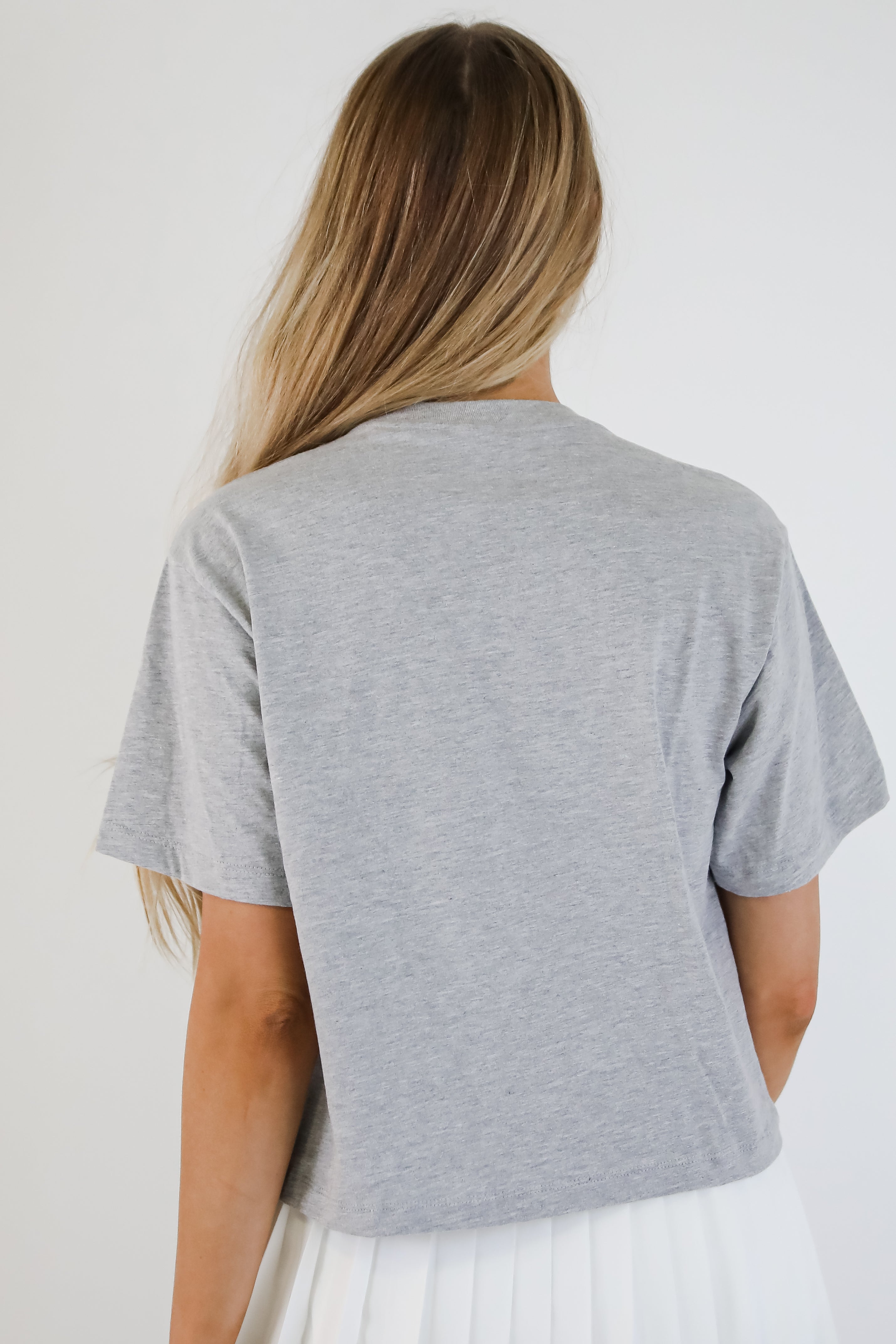 Heather Grey North Georgia Cropped Tee