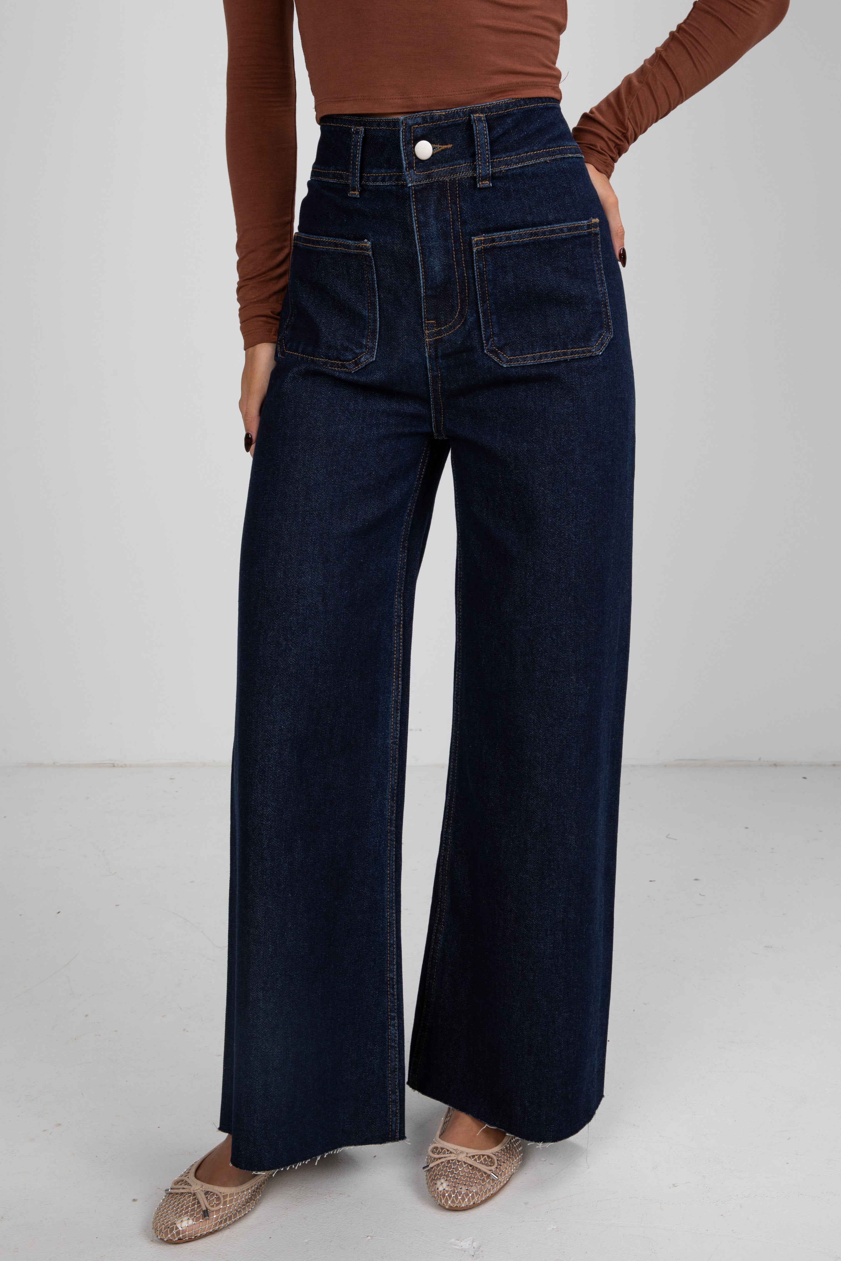 wide leg jeans