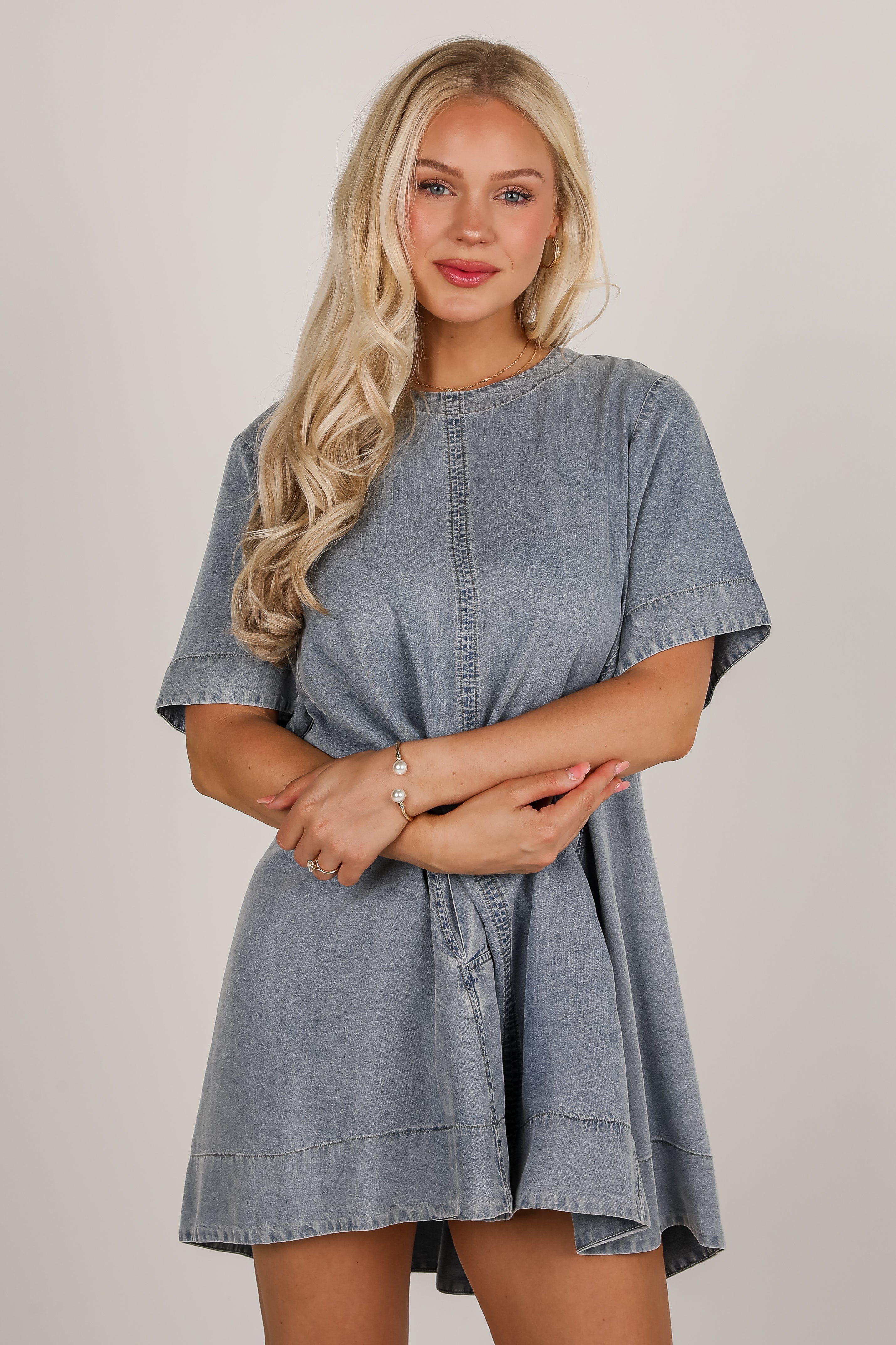 Lovable Spirit Denim Mini Dress