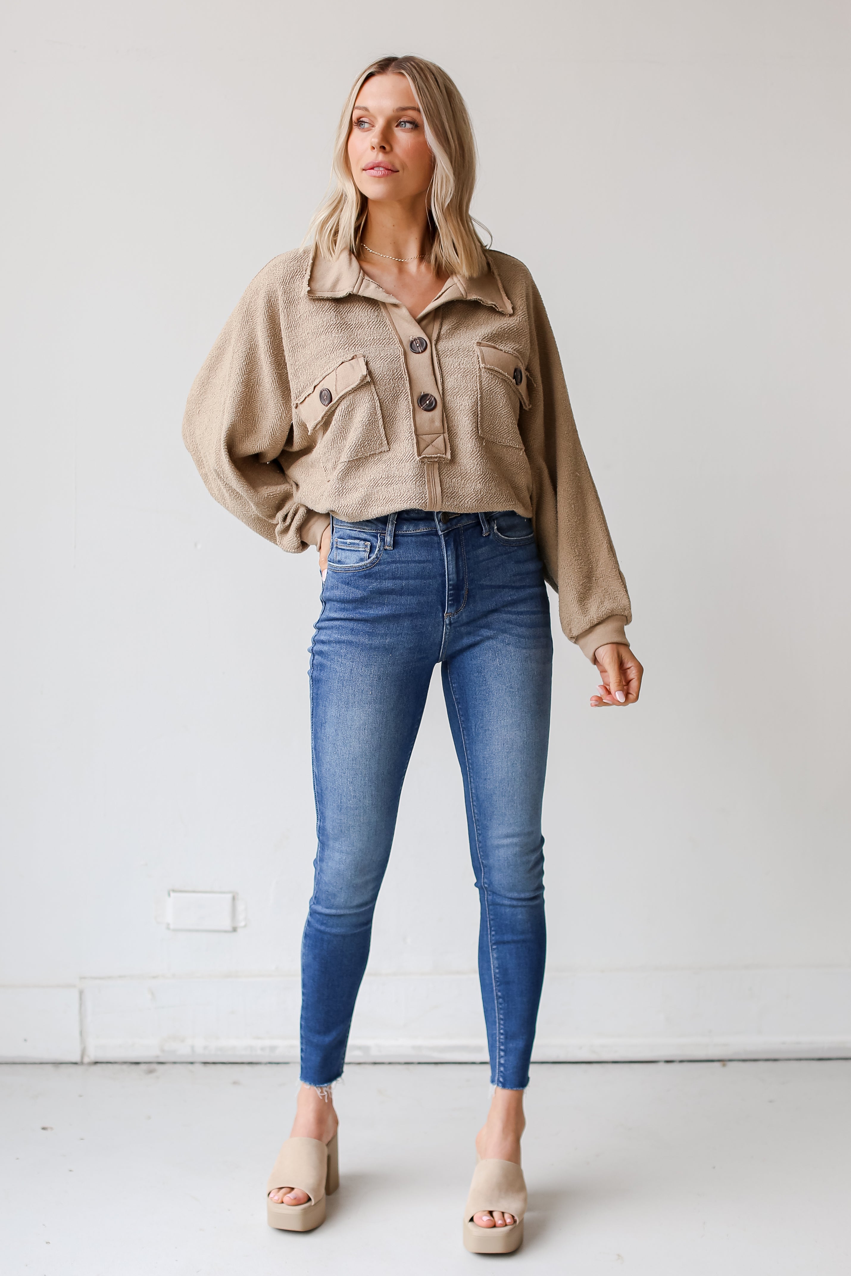 Skinny Jeans on model