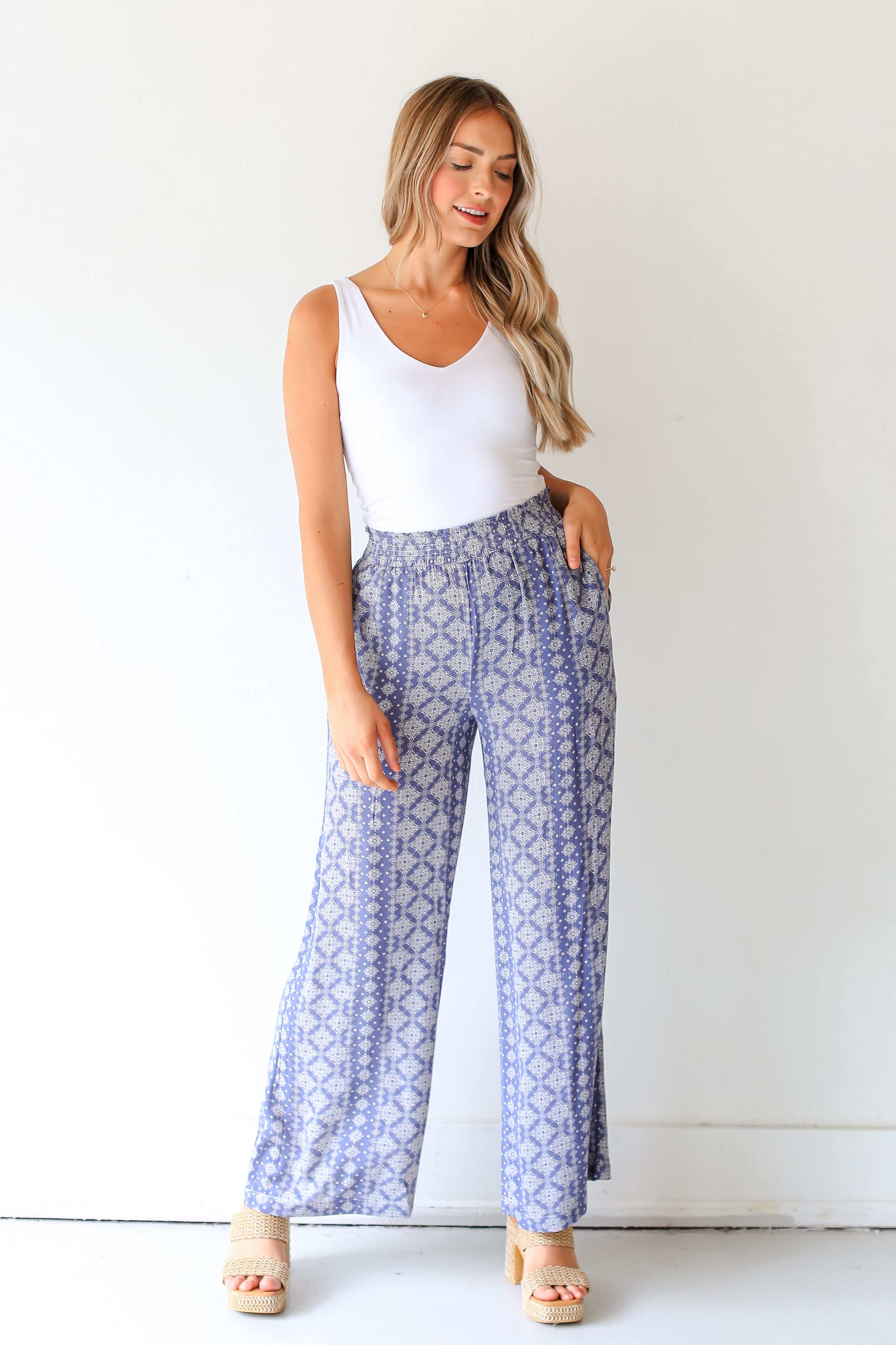 Wide Leg Pants front view