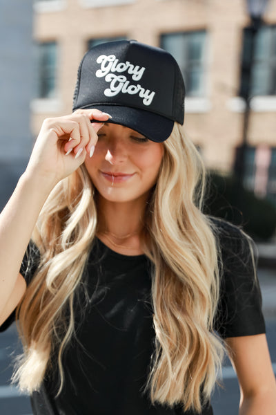 black Glory Glory Trucker Hat UGA Hats Online. UGA HATS. Go Dawgs Hats. Glory Glory Hats