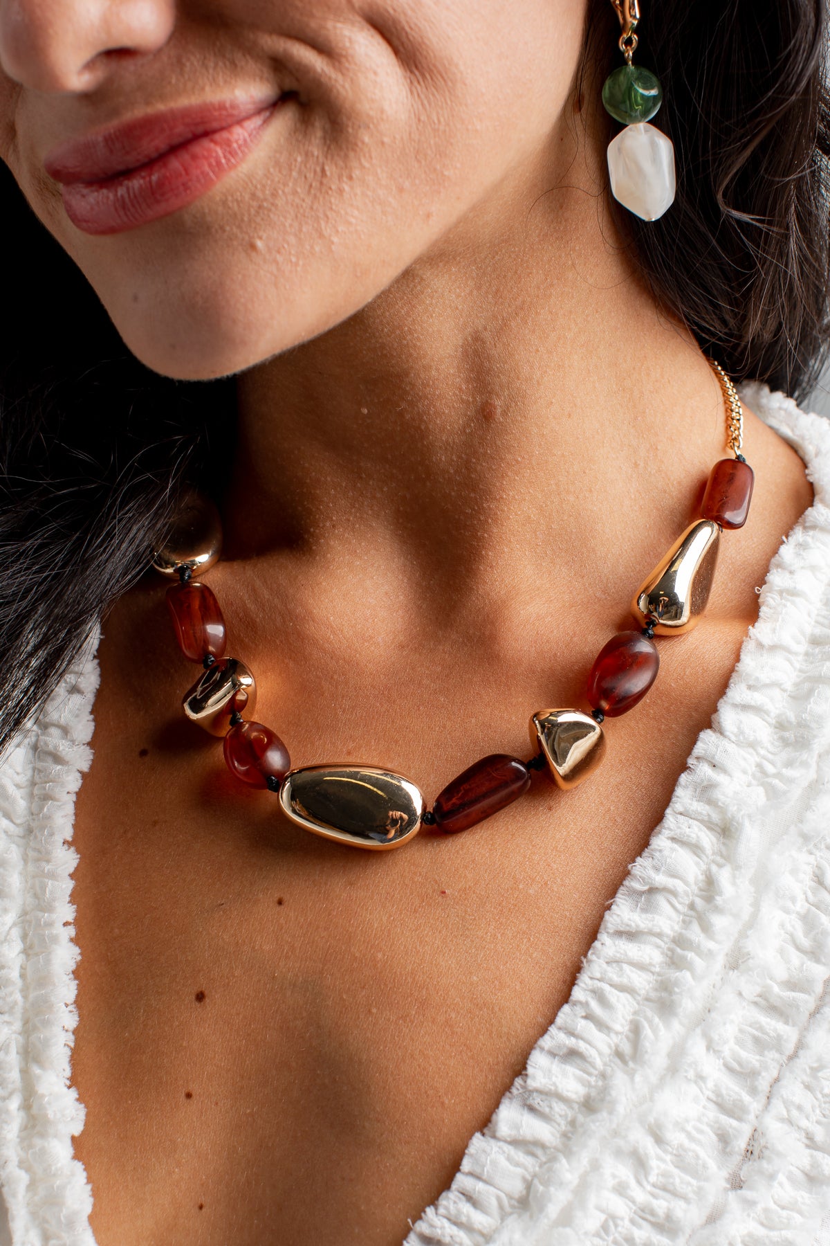 Cassidy Gold Statement Necklace
