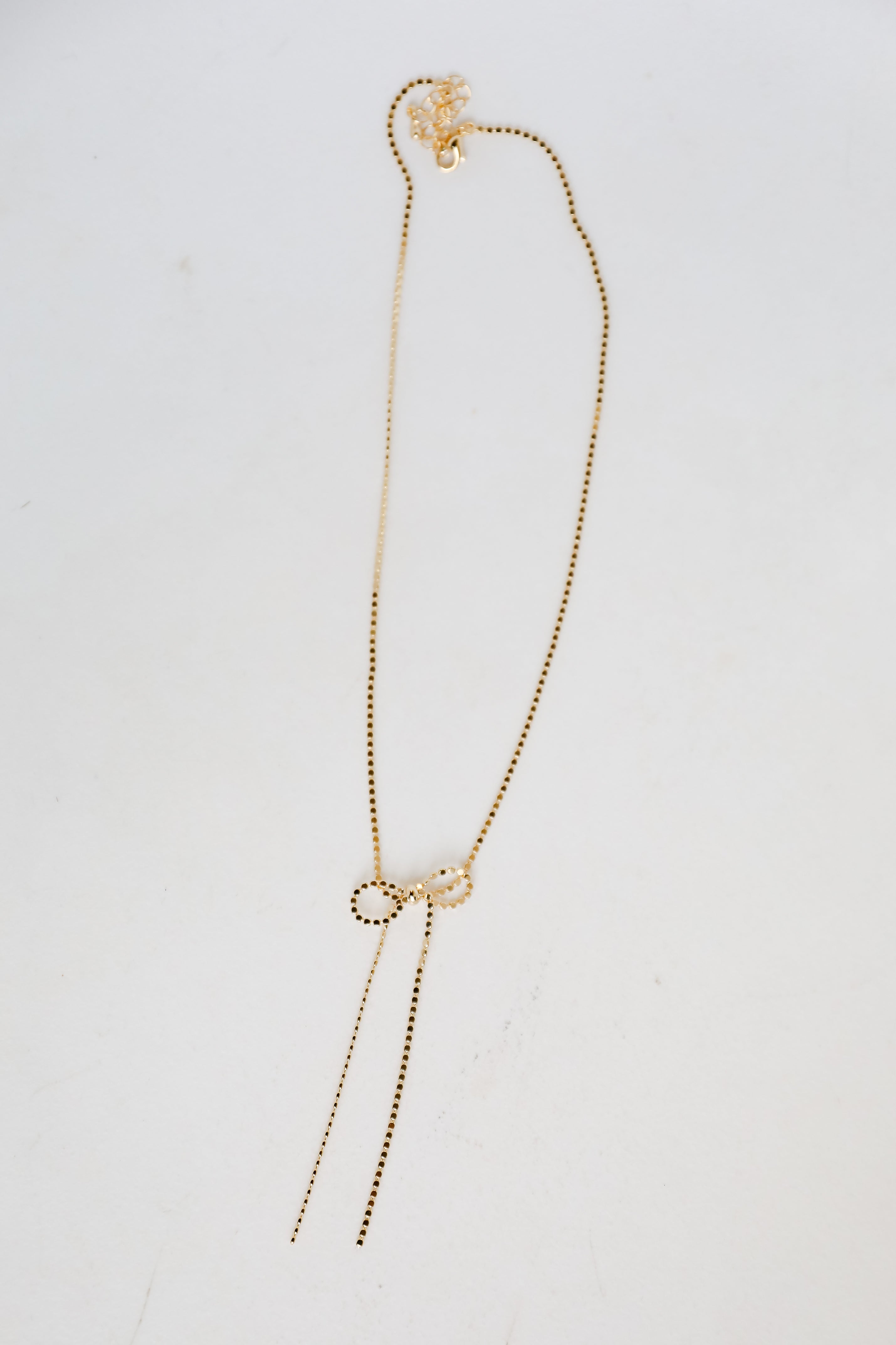 Penelope Gold Bow Chain Necklace