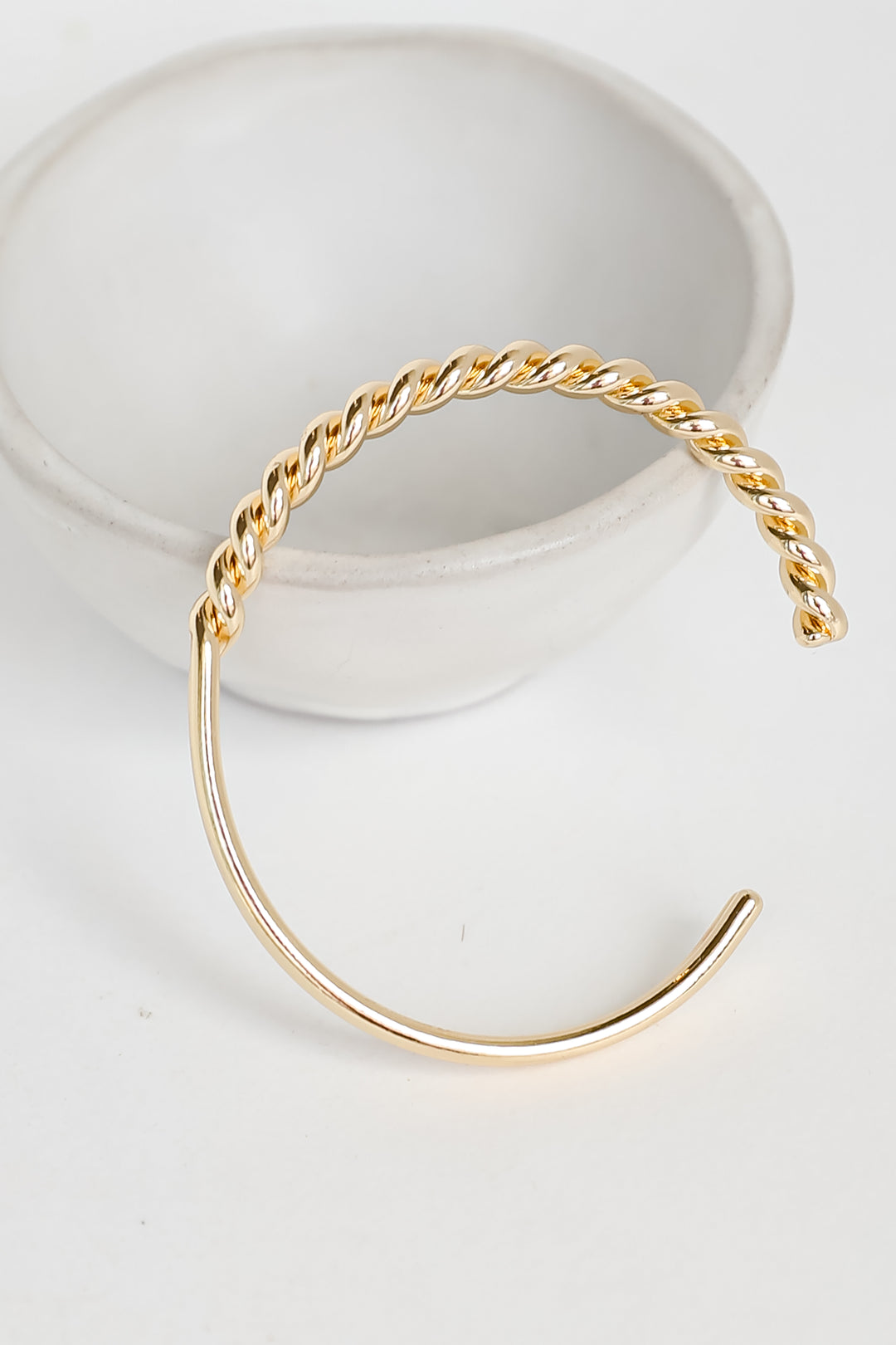 Missy Gold Twisted Cuff Bracelet dainty jewelry