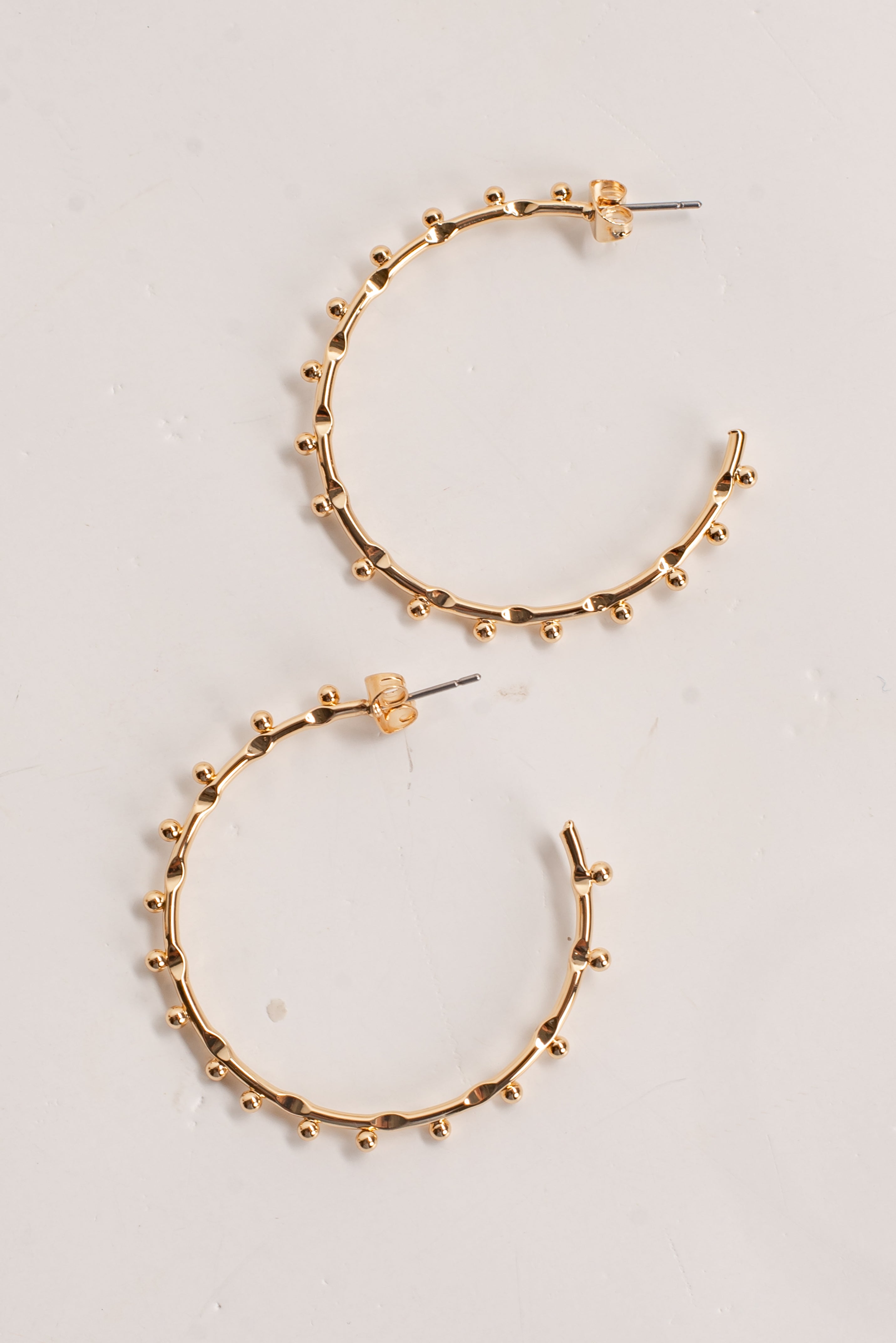 Alisha Gold Hoop Earrings
