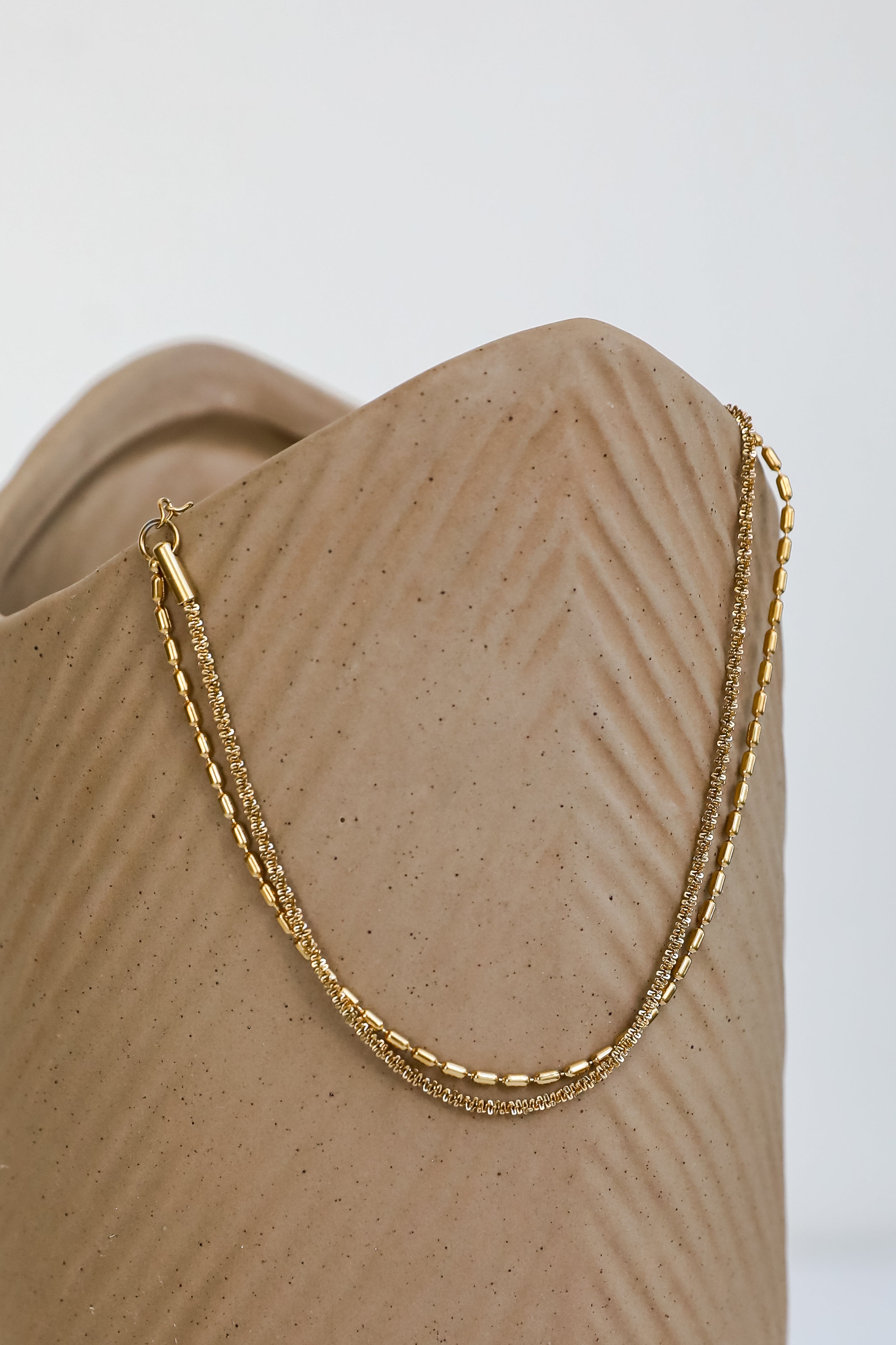 Annie Gold Layered Chain Anklet