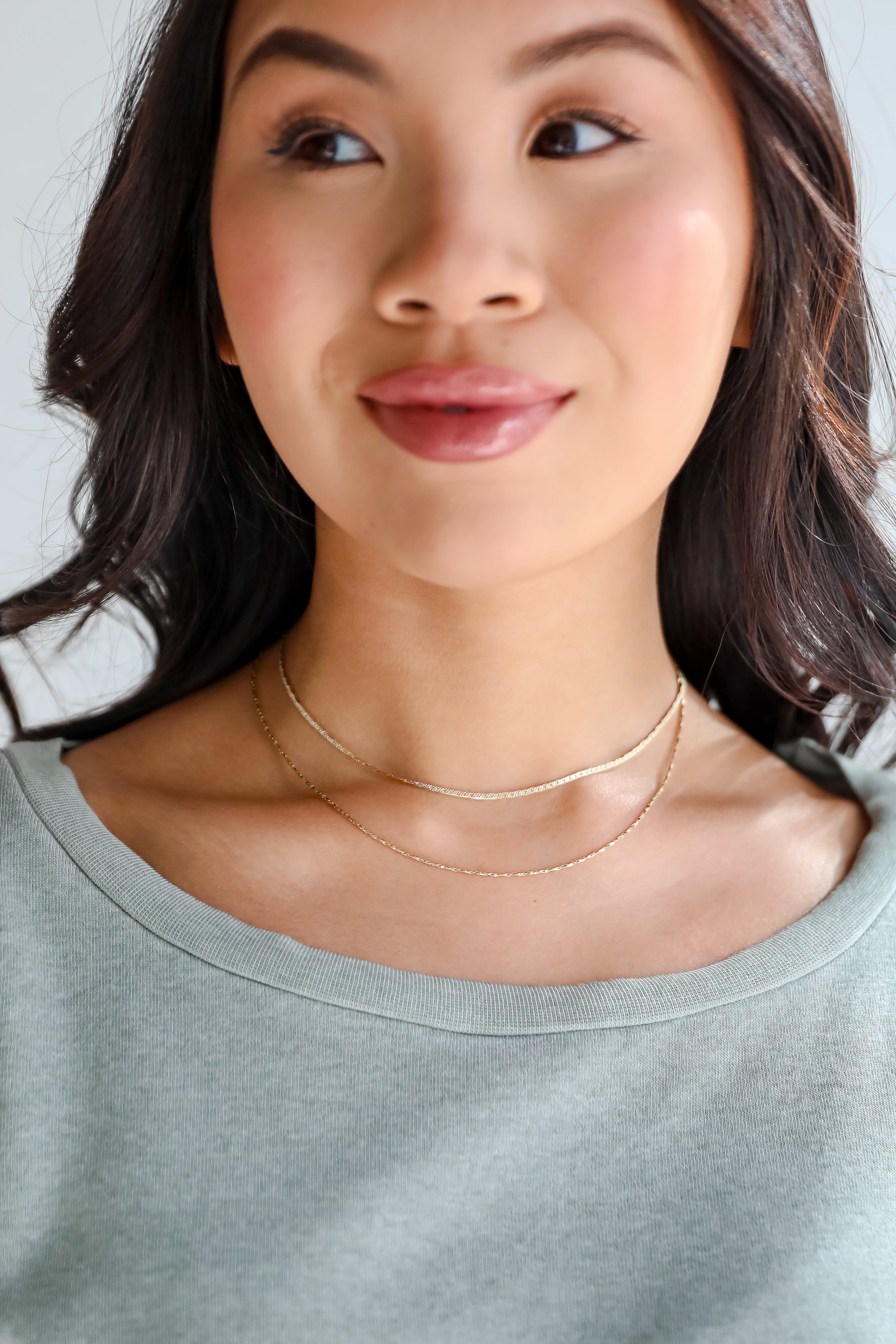 Hadley Gold Layered Chain Necklace