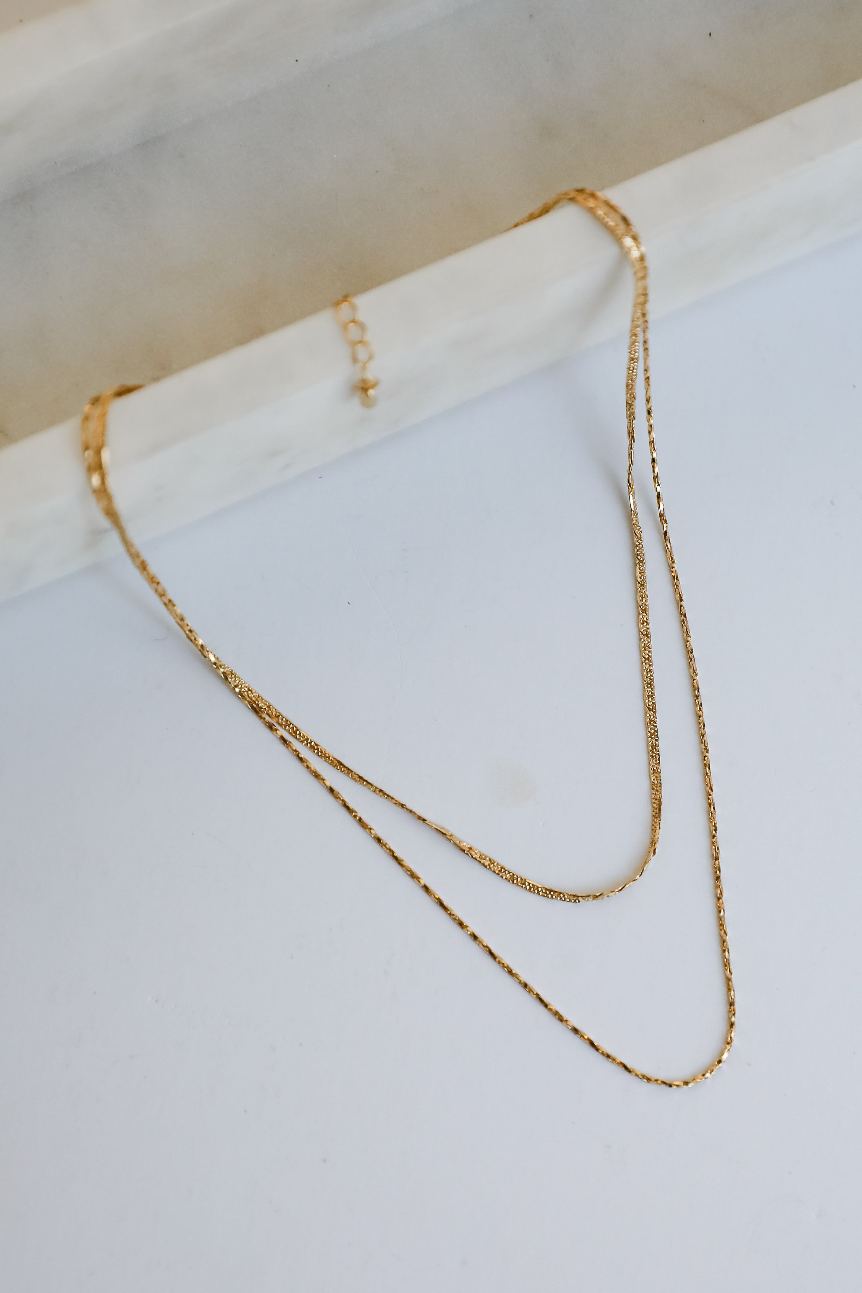 Hadley Gold Layered Chain Necklace