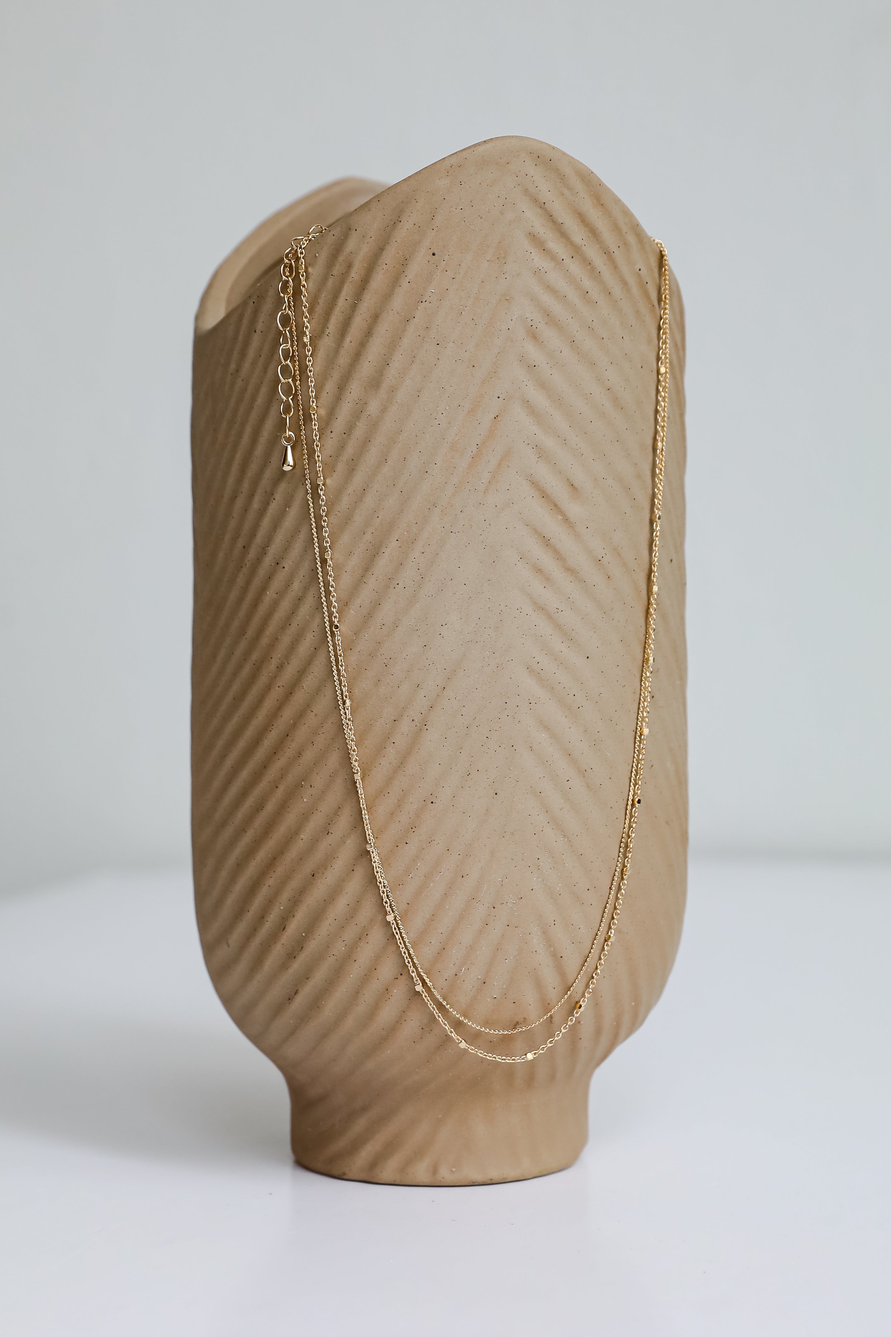 Nova Gold Layered Chain Necklace