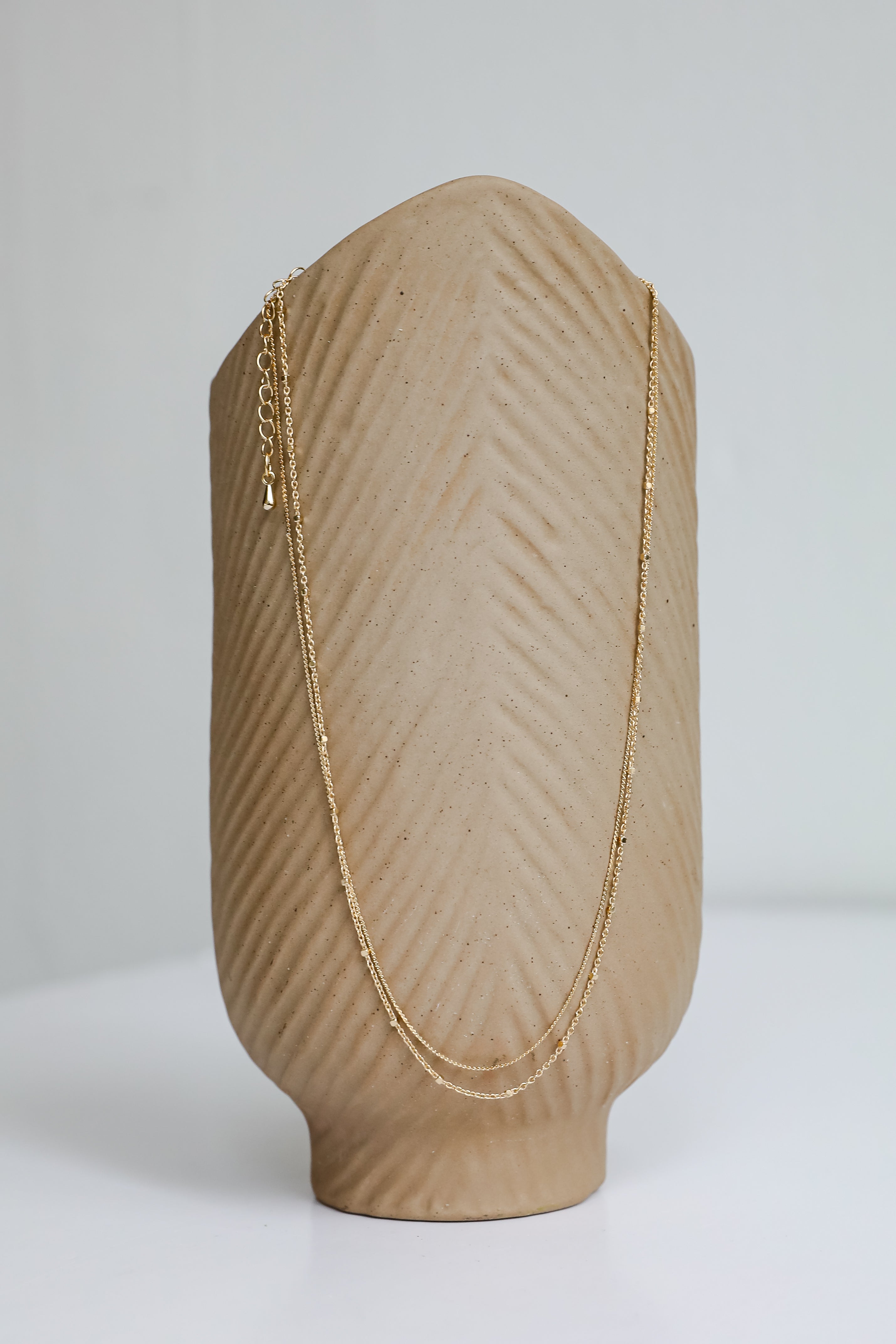 Nova Gold Layered Chain Necklace