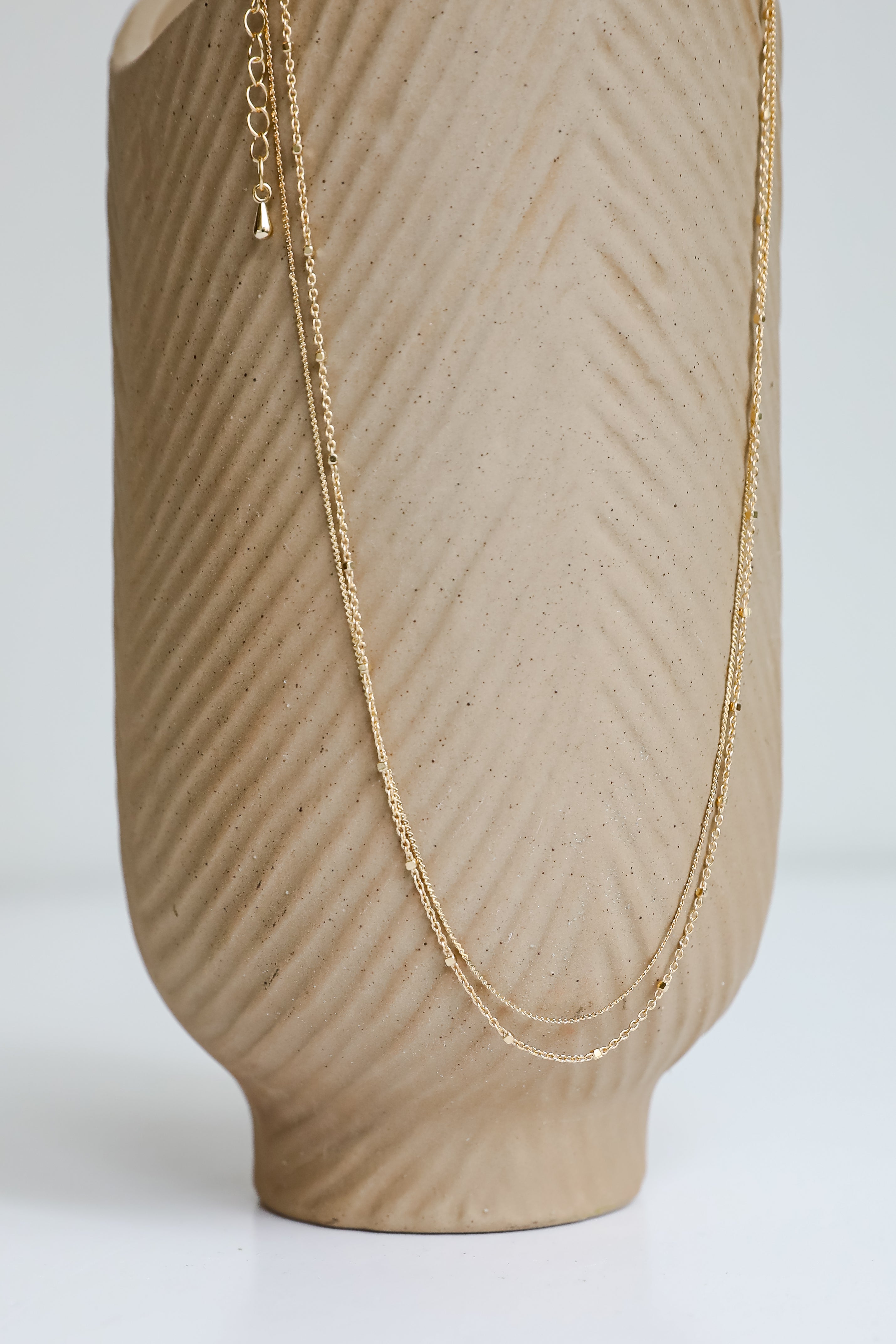 Nova Gold Layered Chain Necklace