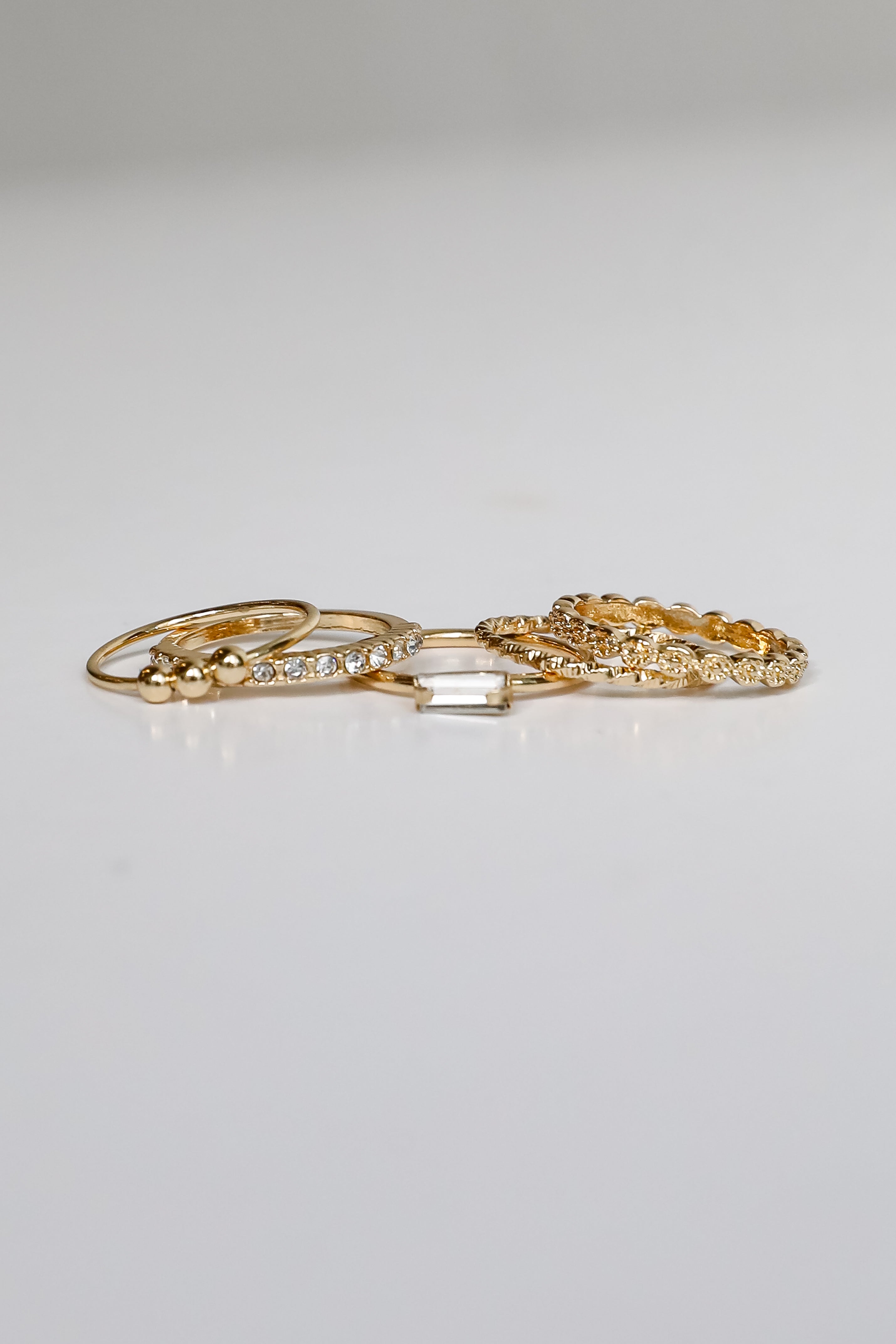 Willow Gold Ring Set