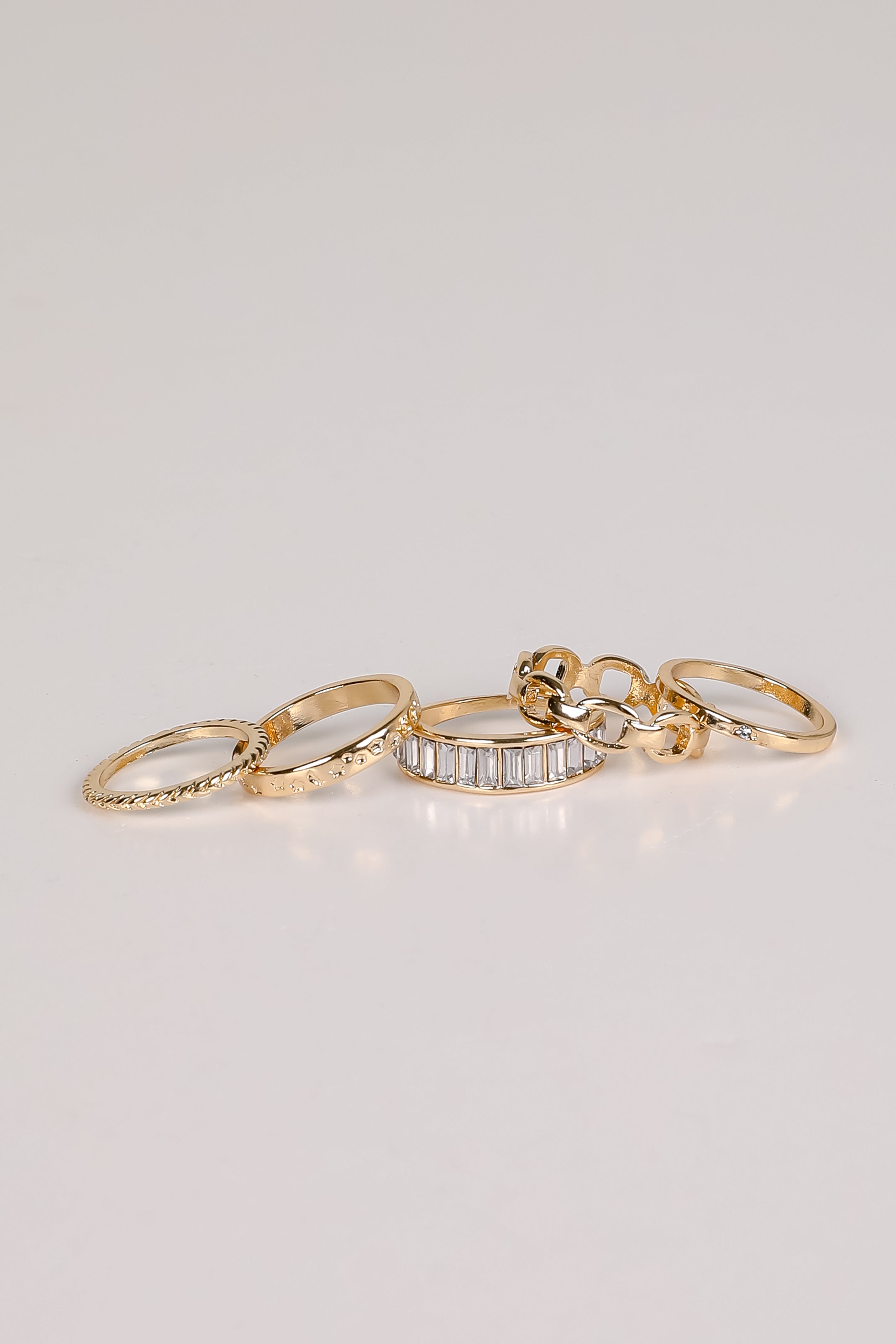 Amanda Gold Ring Set