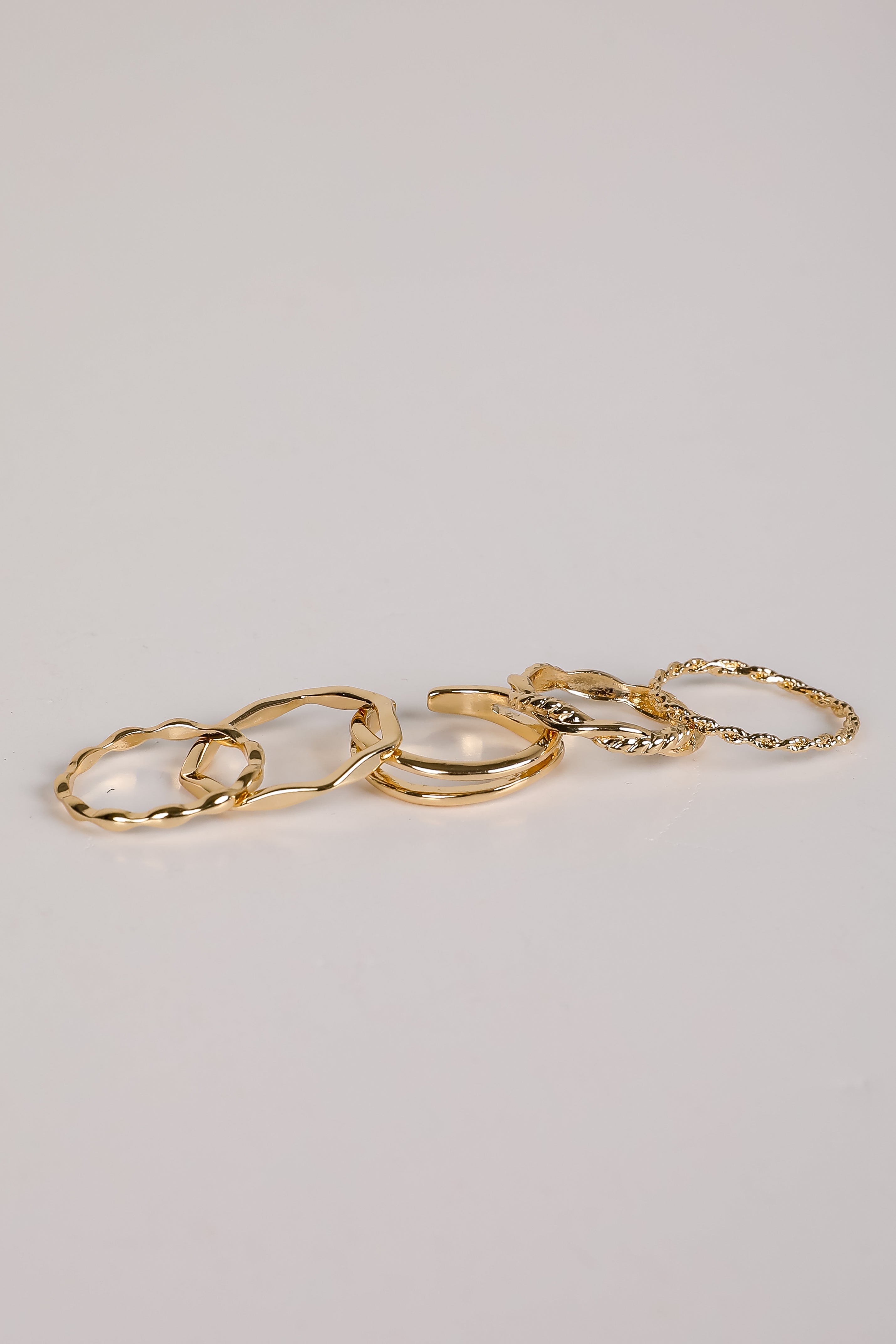 Hanna Gold Ring Set