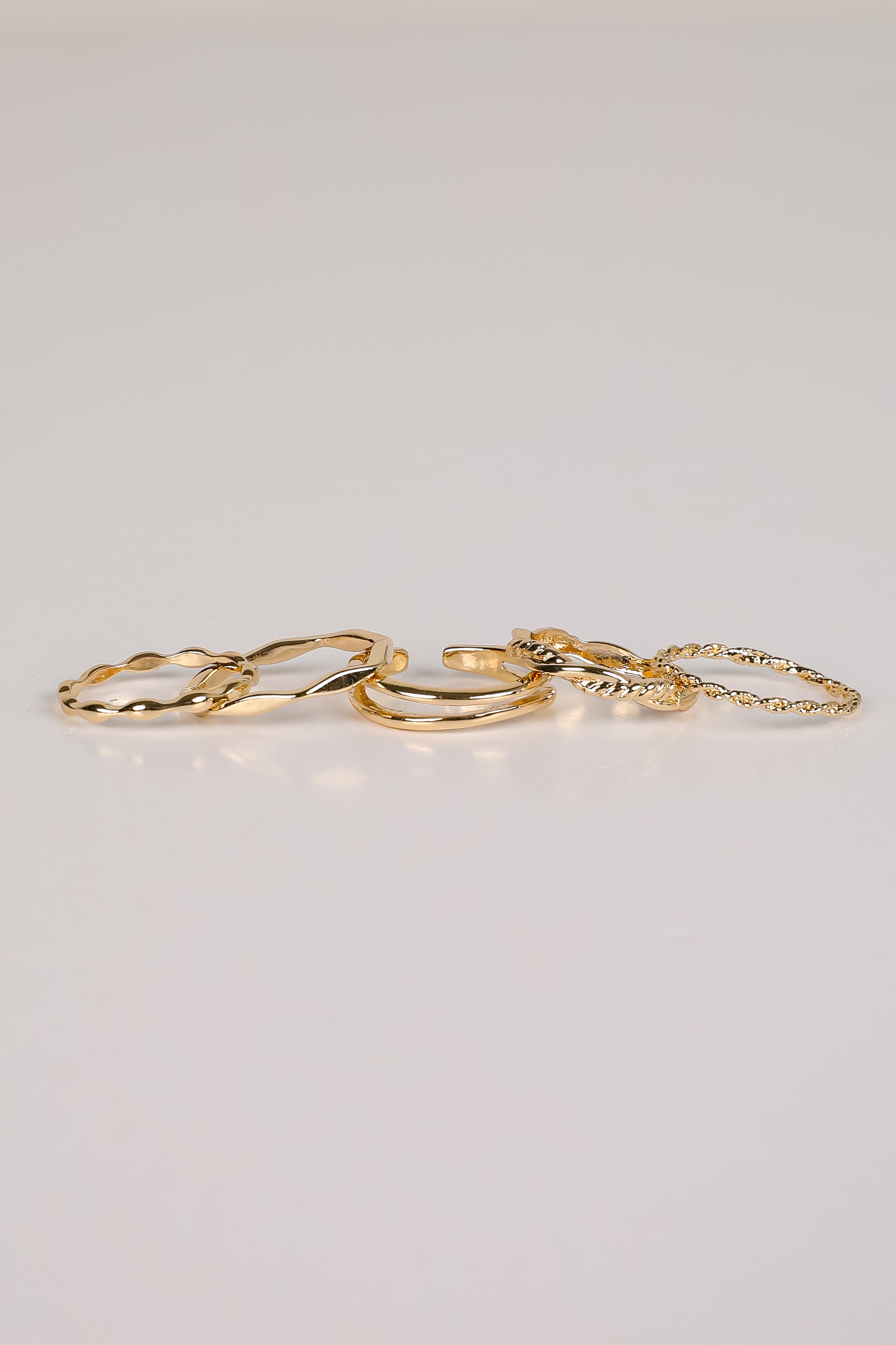 Hanna Gold Ring Set
