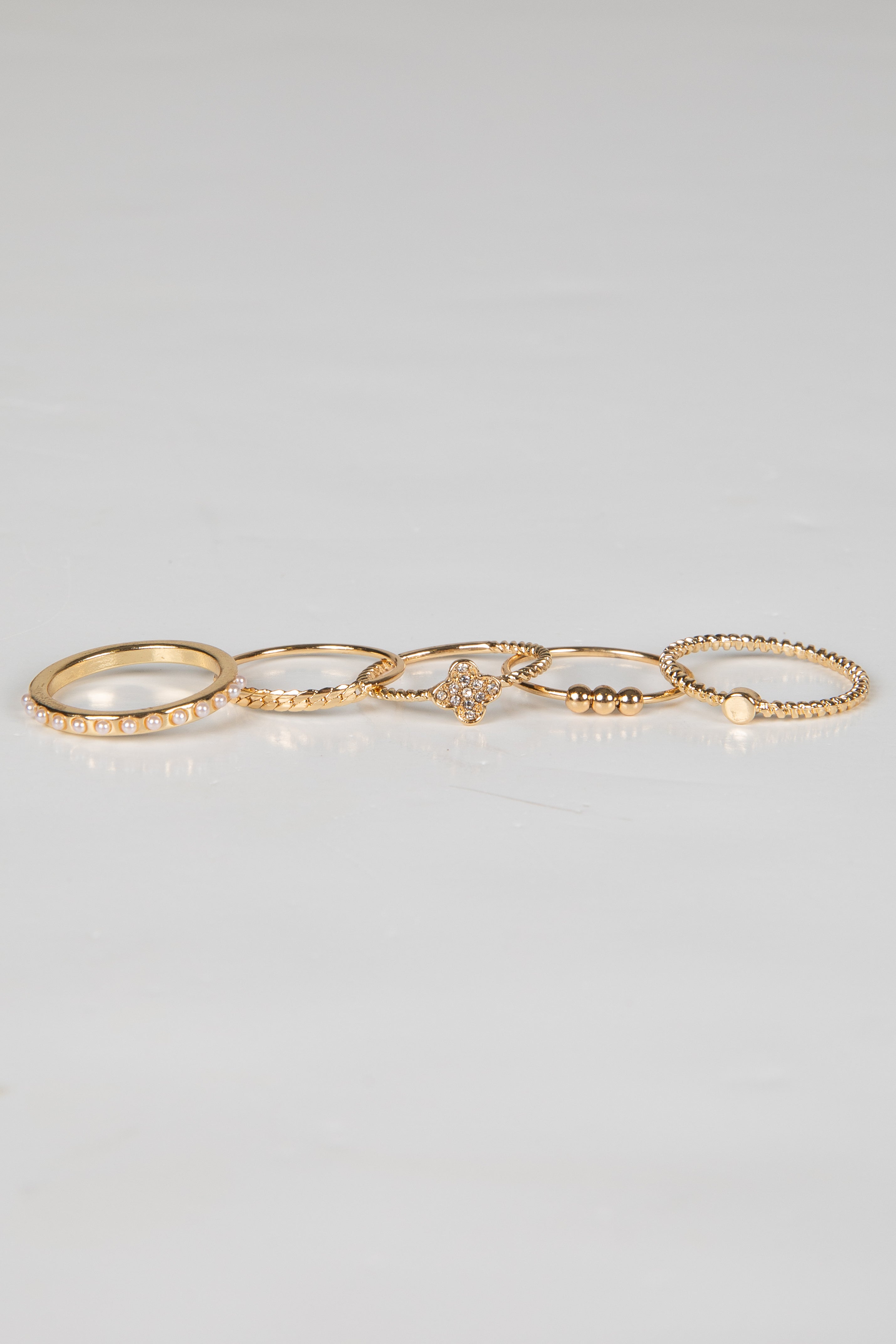 Trendy Gold Ring Set | Cute Rings | ShopDressUp.com – Dress Up