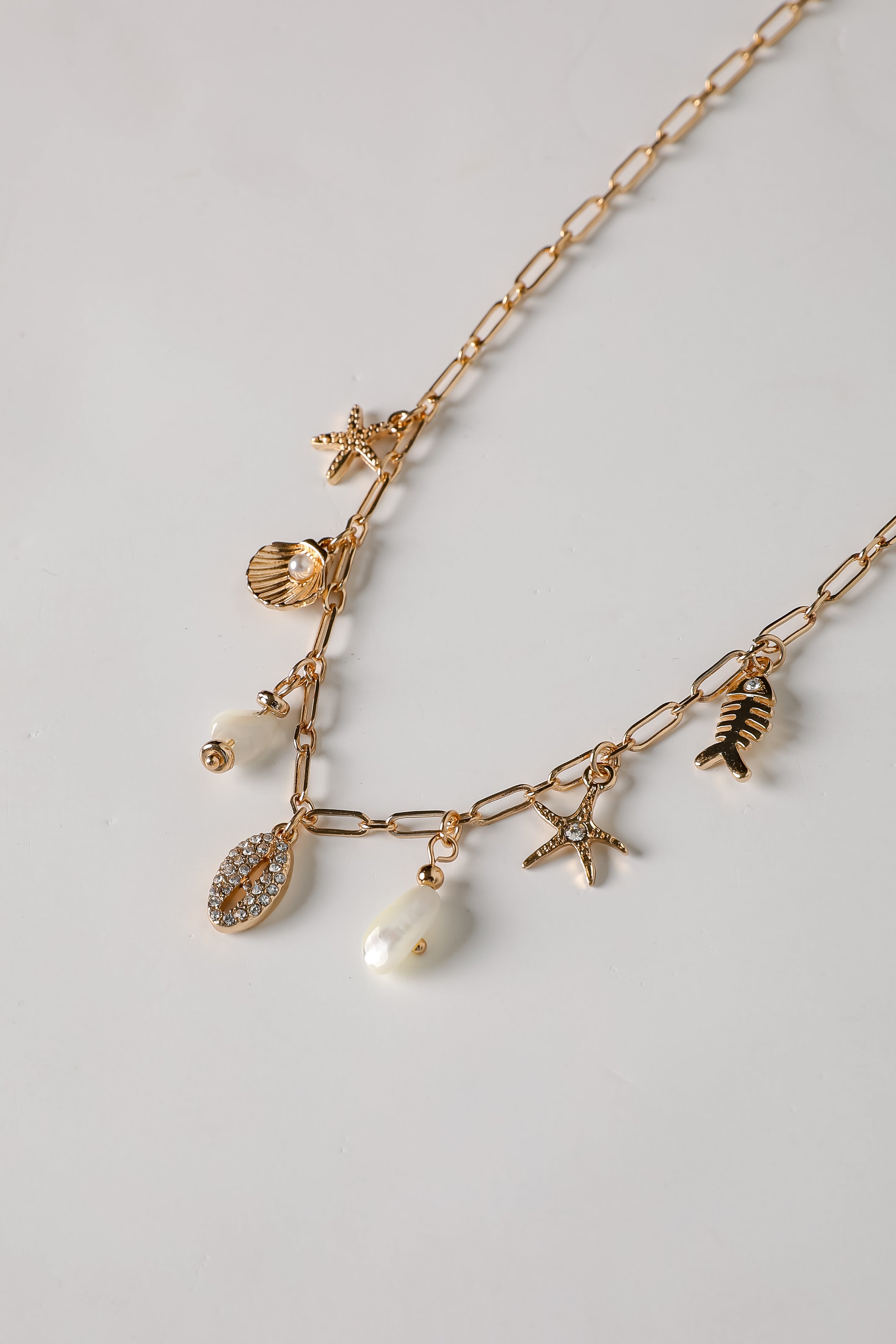 Penelope Gold Charm Necklace