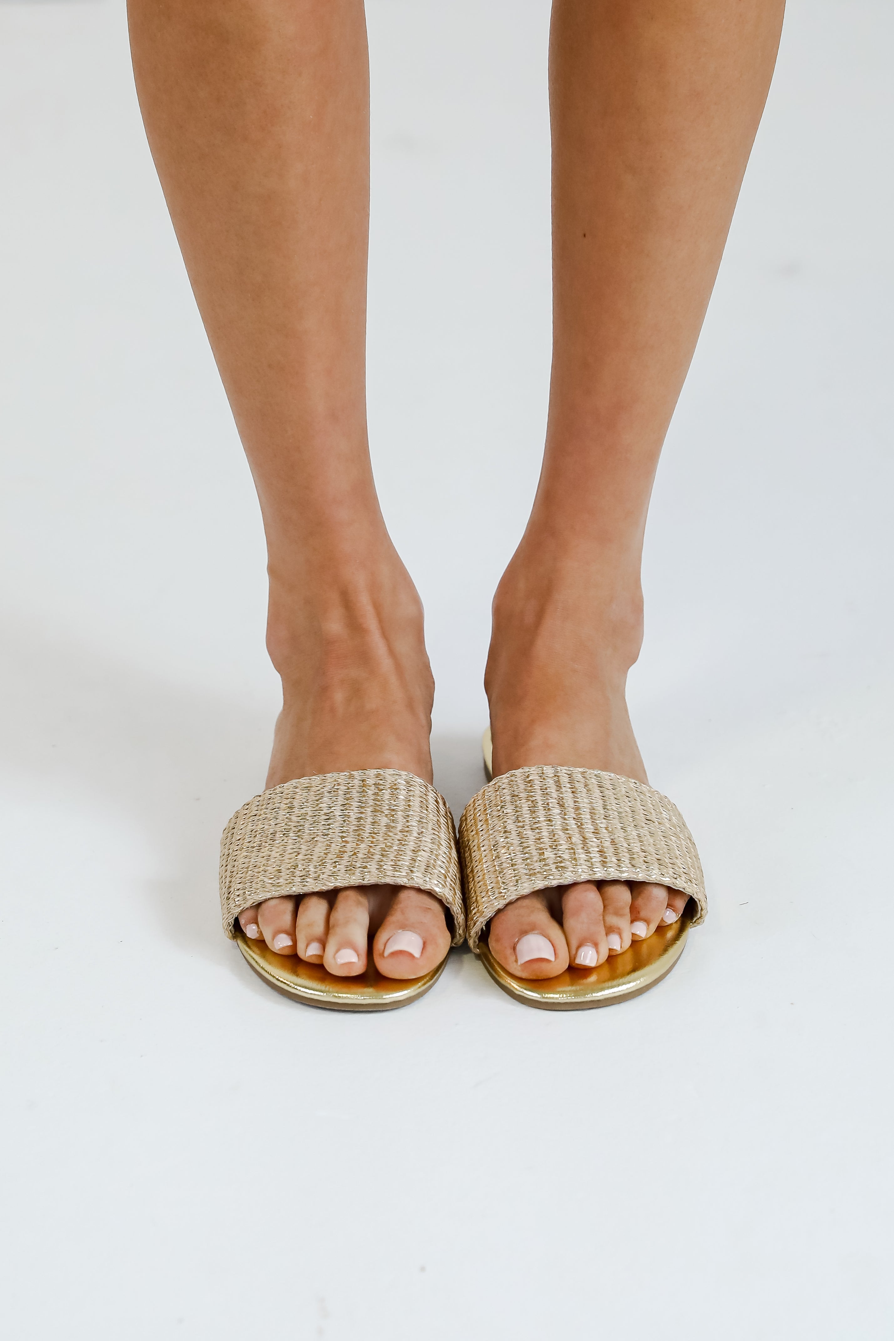 Try To Keep Up Slide Sandals