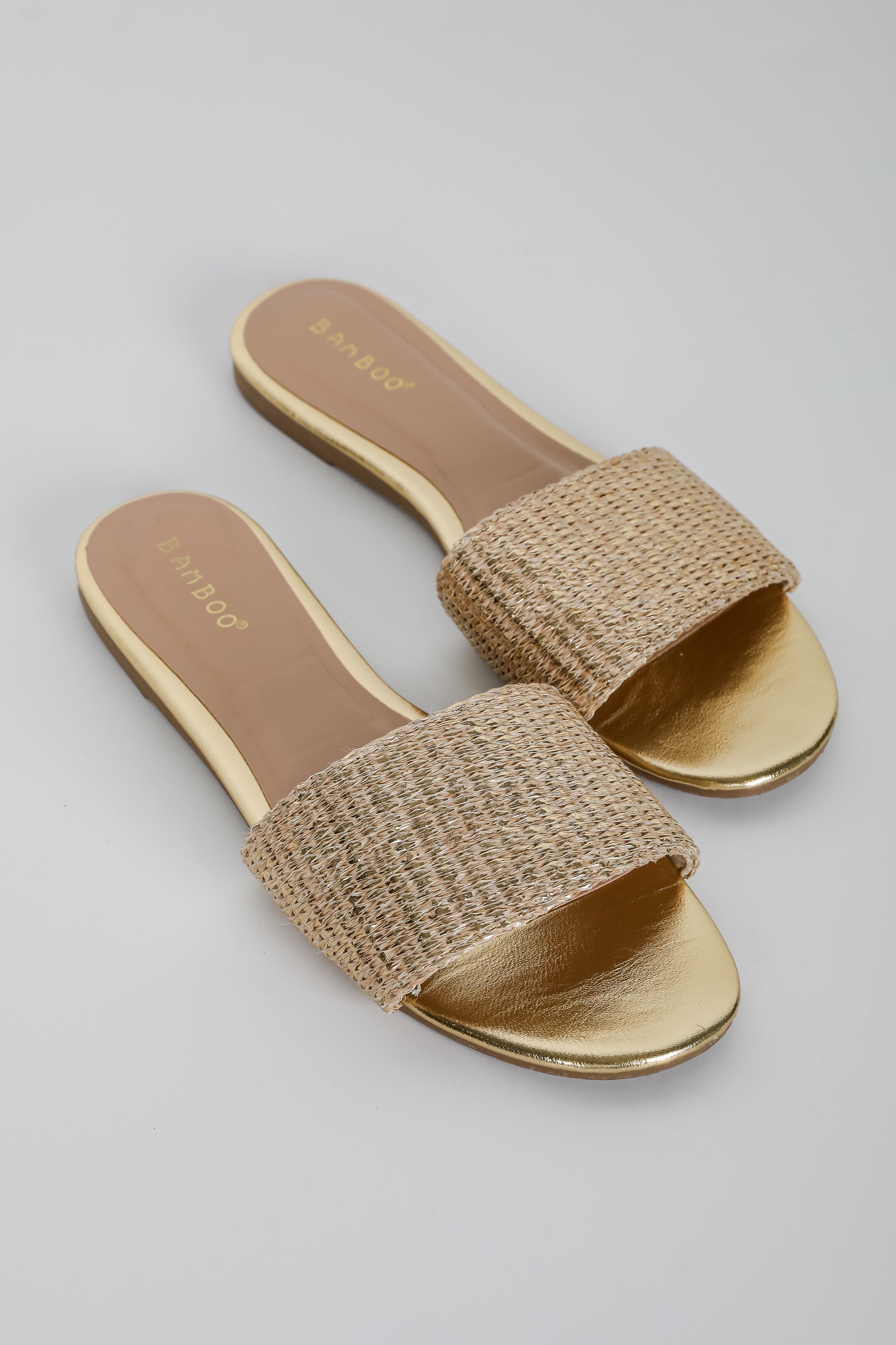 Try To Keep Up Slide Sandals