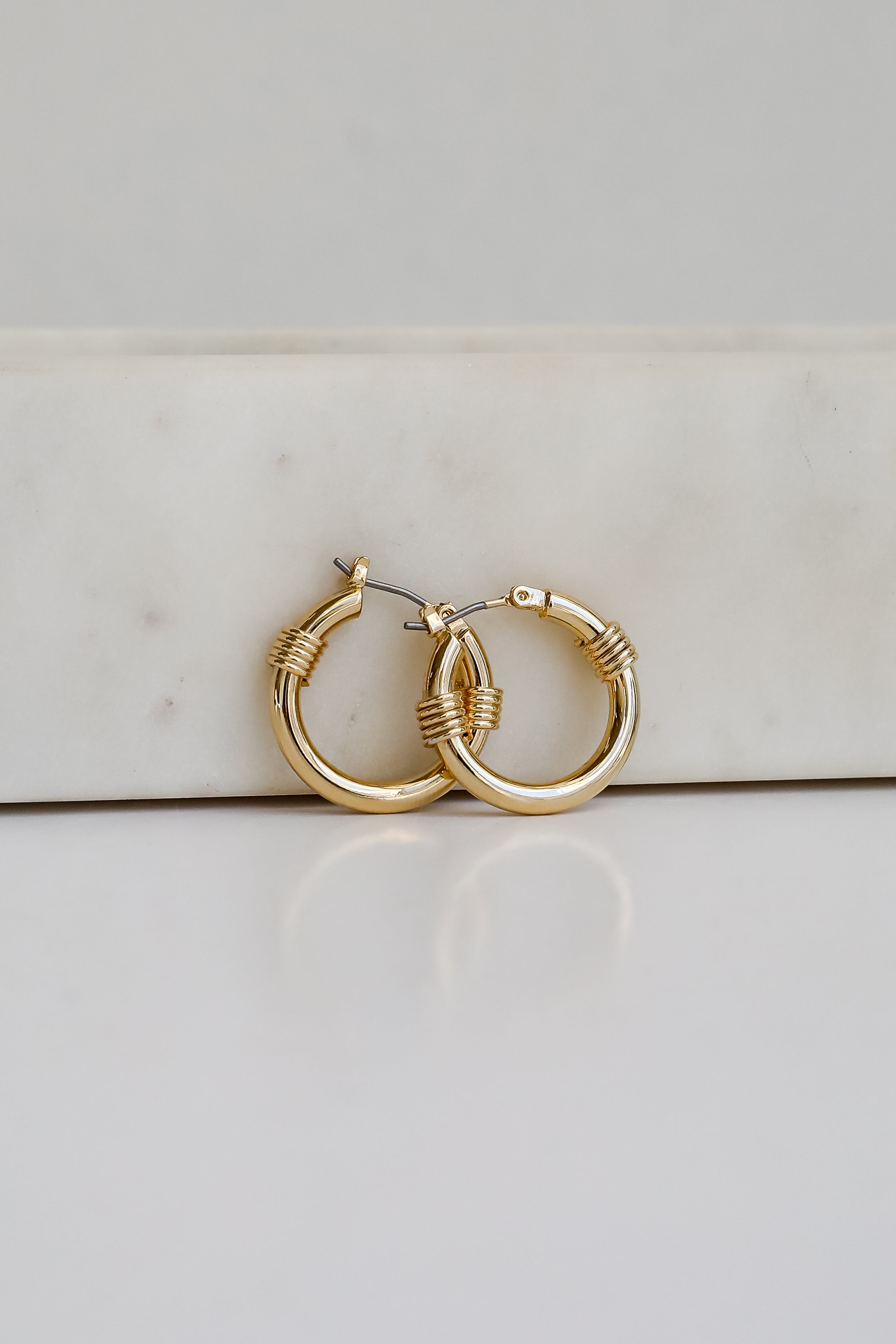 Emilee Gold Hoop Earrings