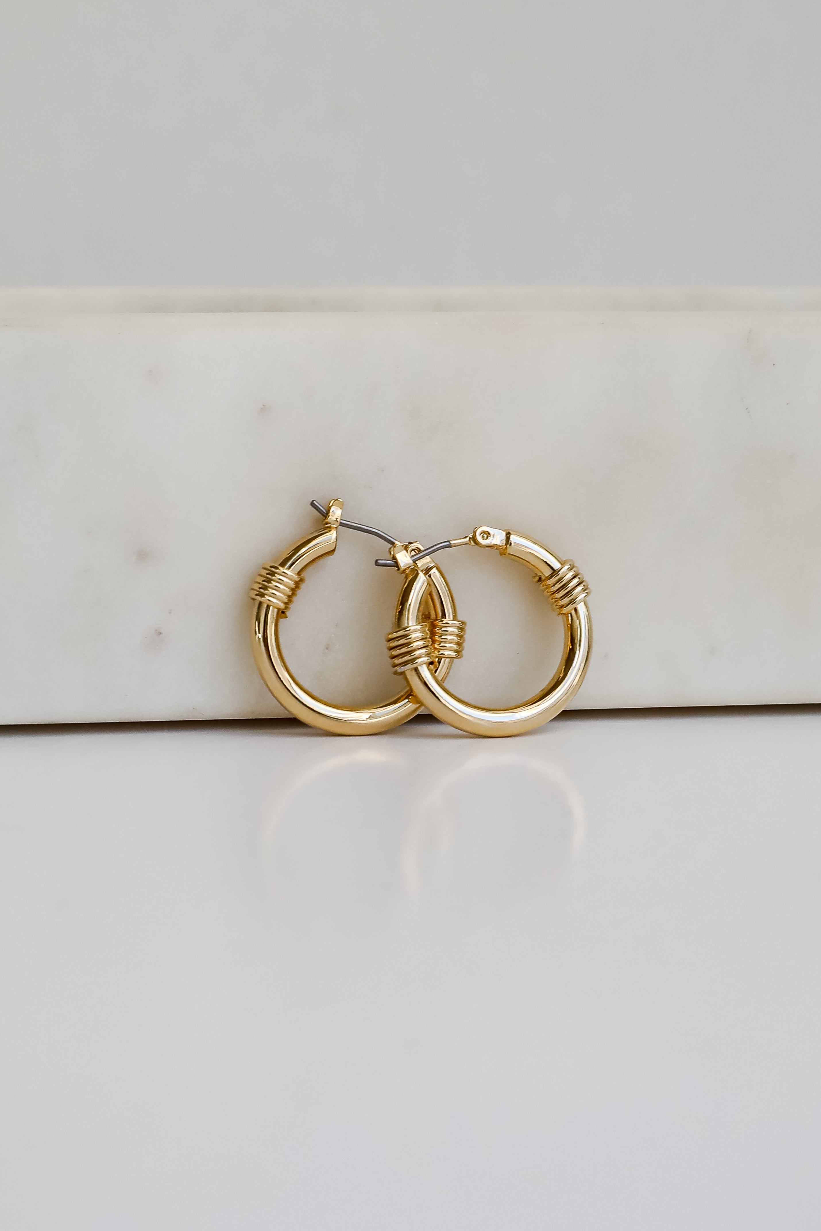 Emilee Gold Hoop Earrings