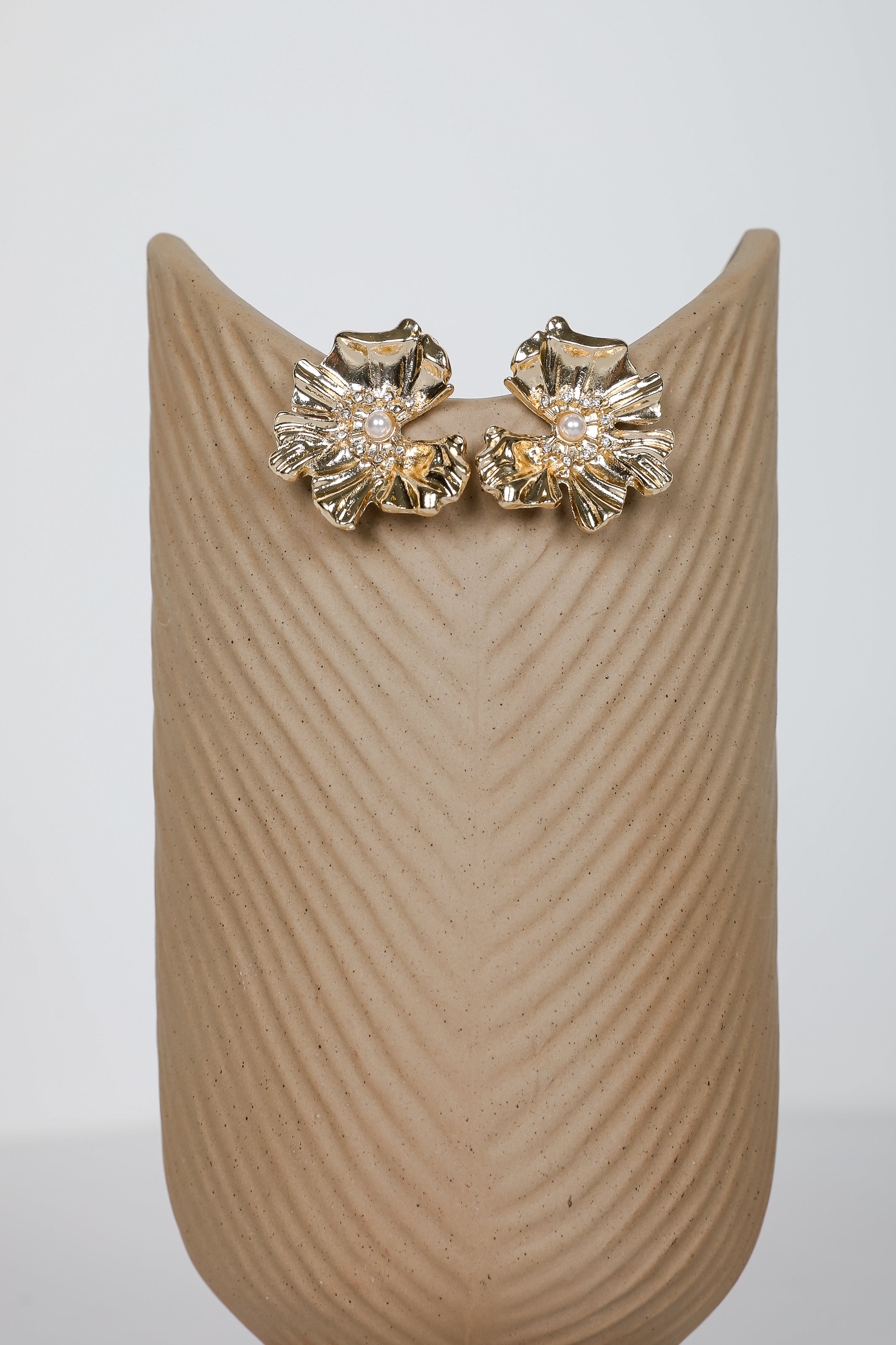 Kaylee Gold Statement Earrings