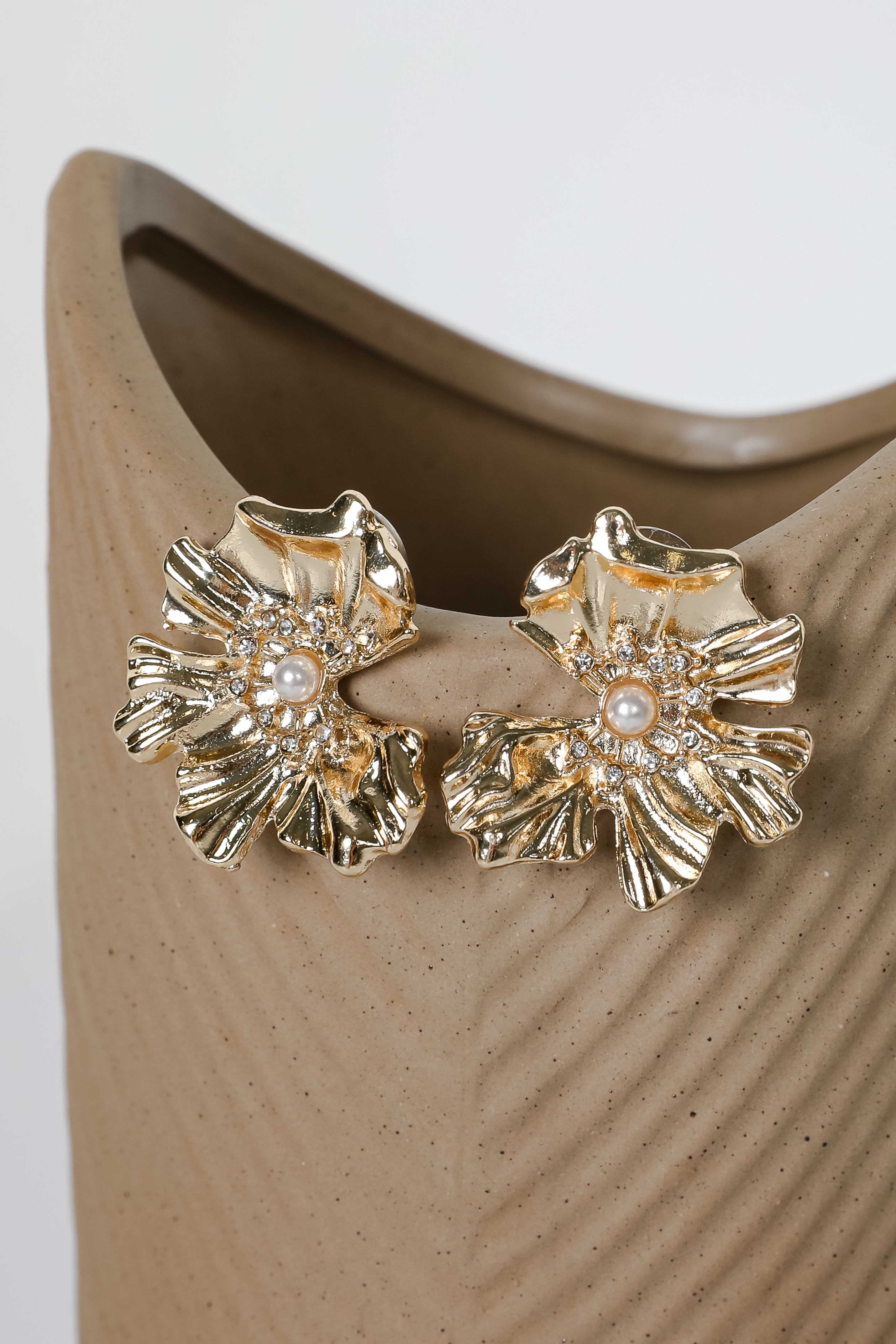 Kaylee Gold Statement Earrings