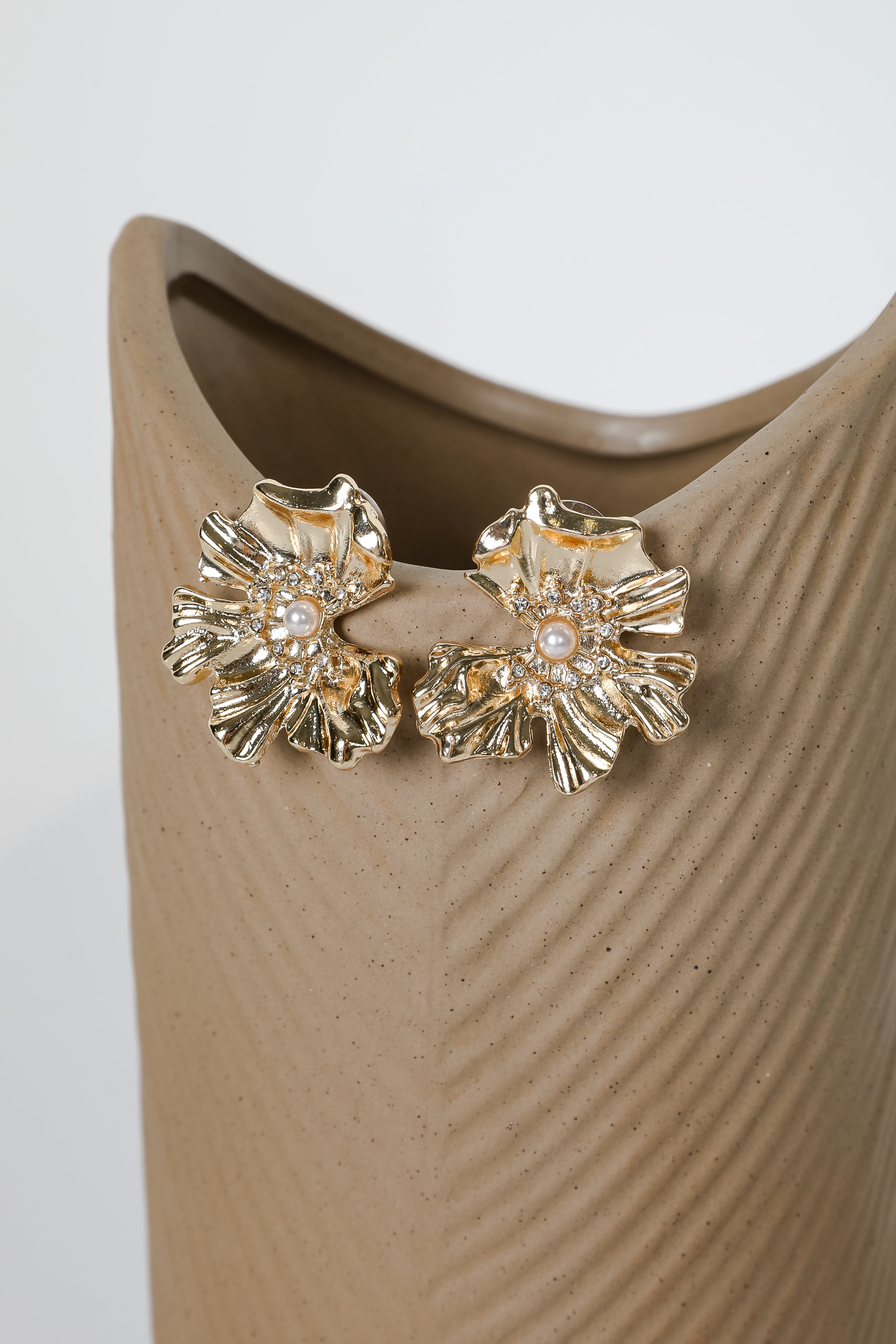 Kaylee Gold Statement Earrings