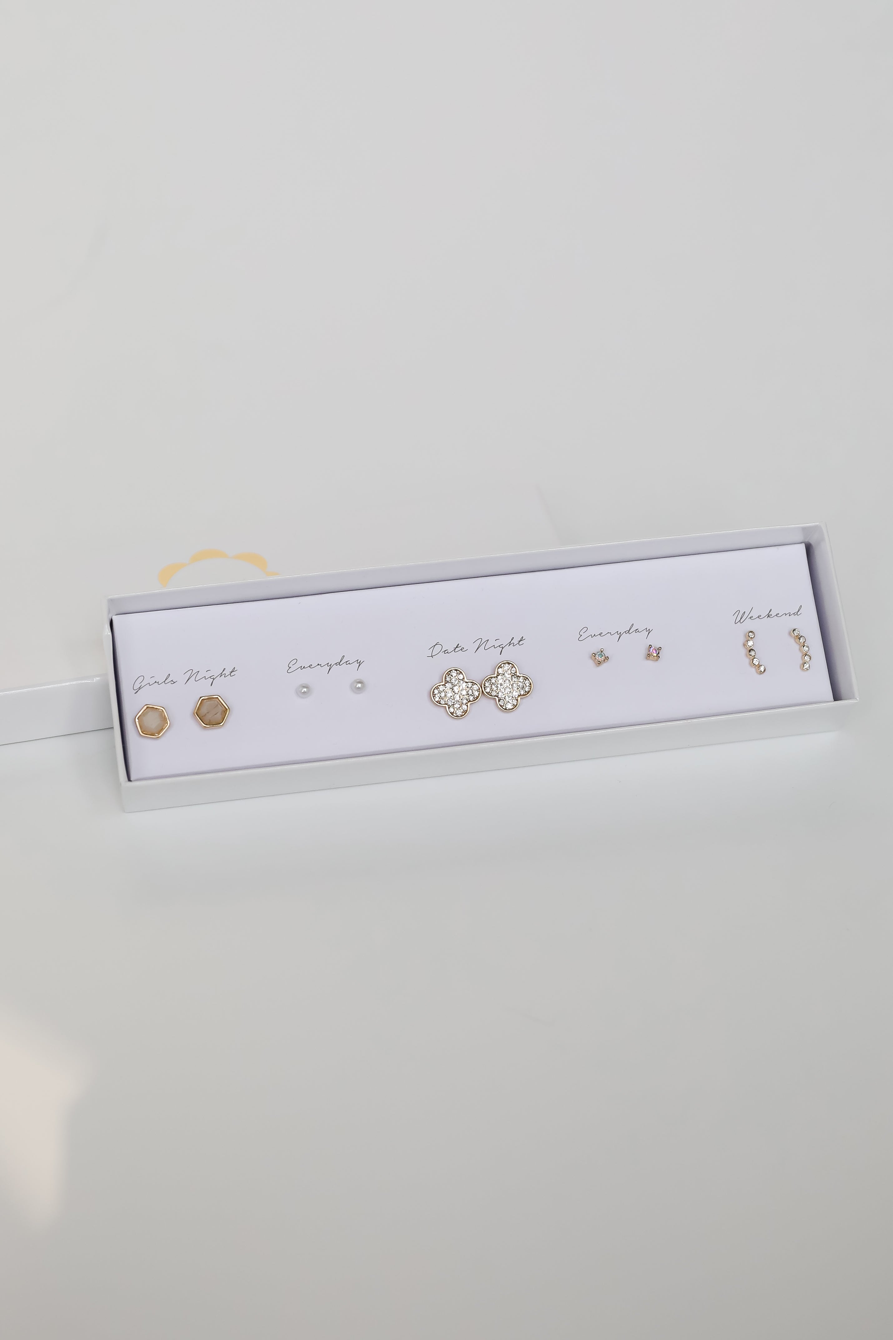 Tessa Gold Stud Earring Set