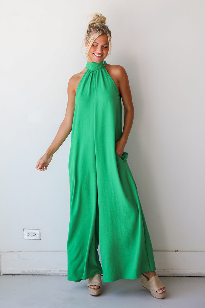 Green Jumpsuit for women
