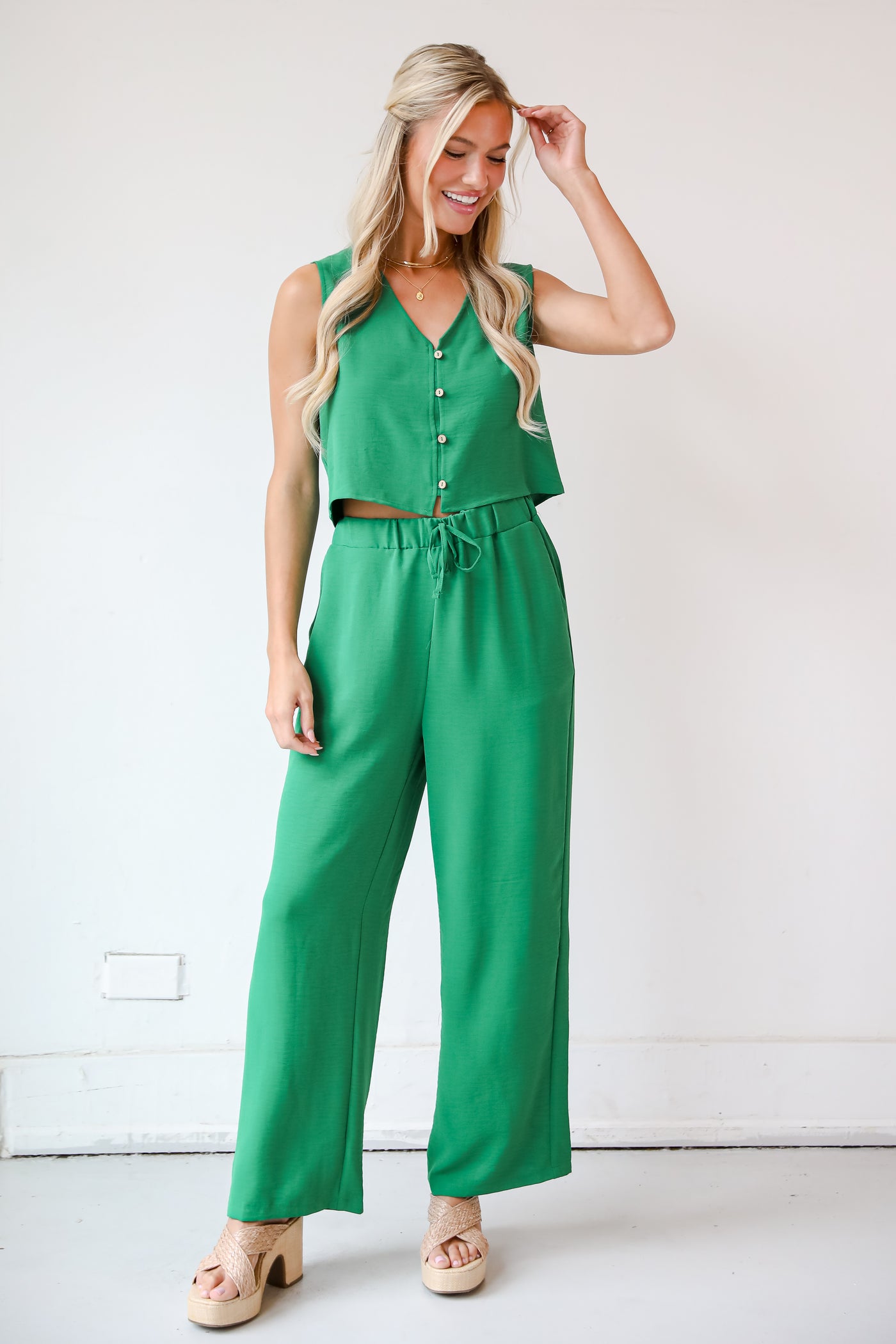 Green Pants for women